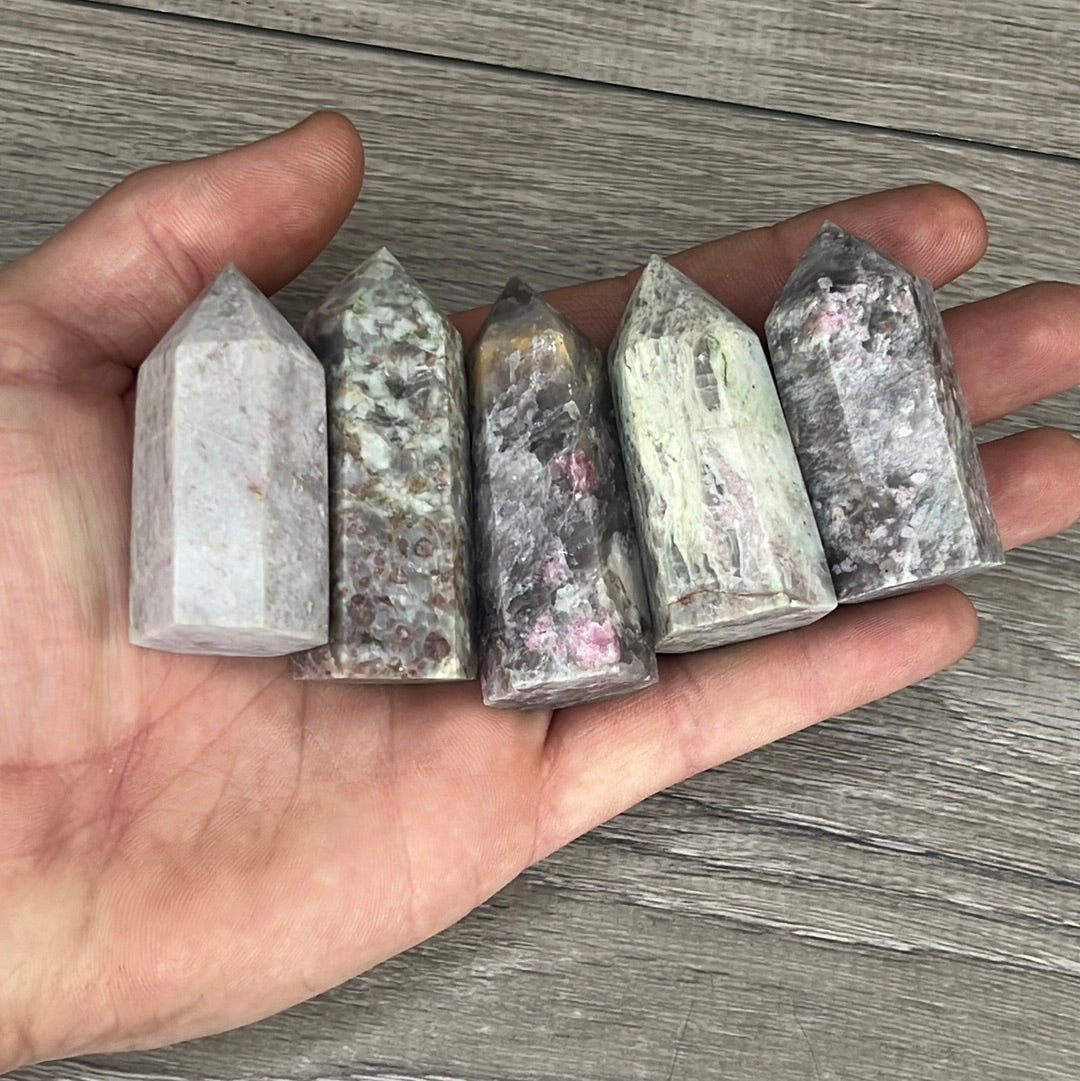 Pink Tourmaline in Quartz wholesale crystal decor