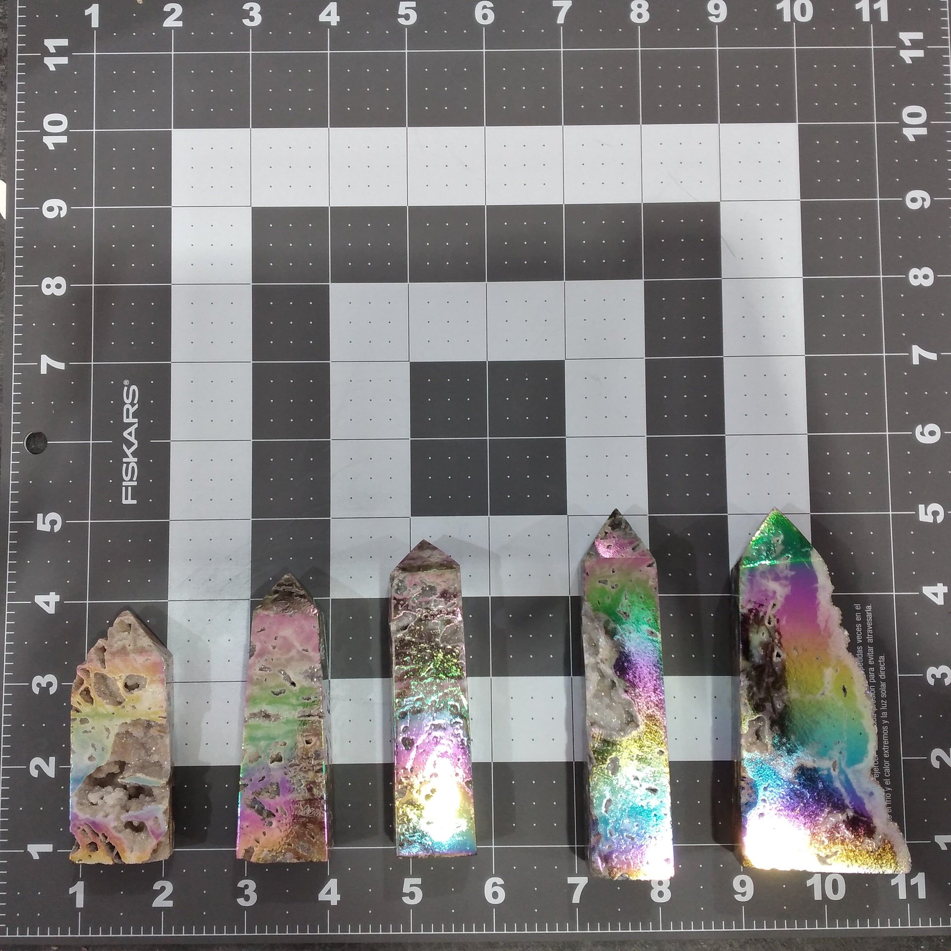 Angel Aura Druzy Sphalerite Obelisk Tower – Crystal Decor