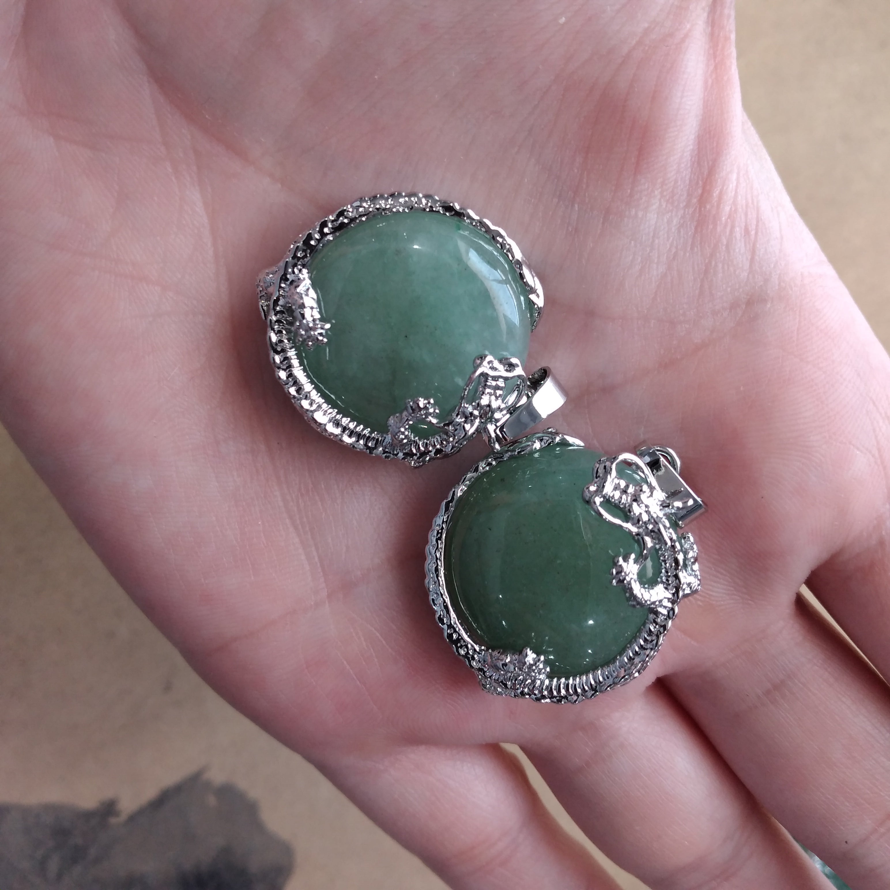 Gemstone Dragon Pendant – for Crystal Shops & Gift Stores