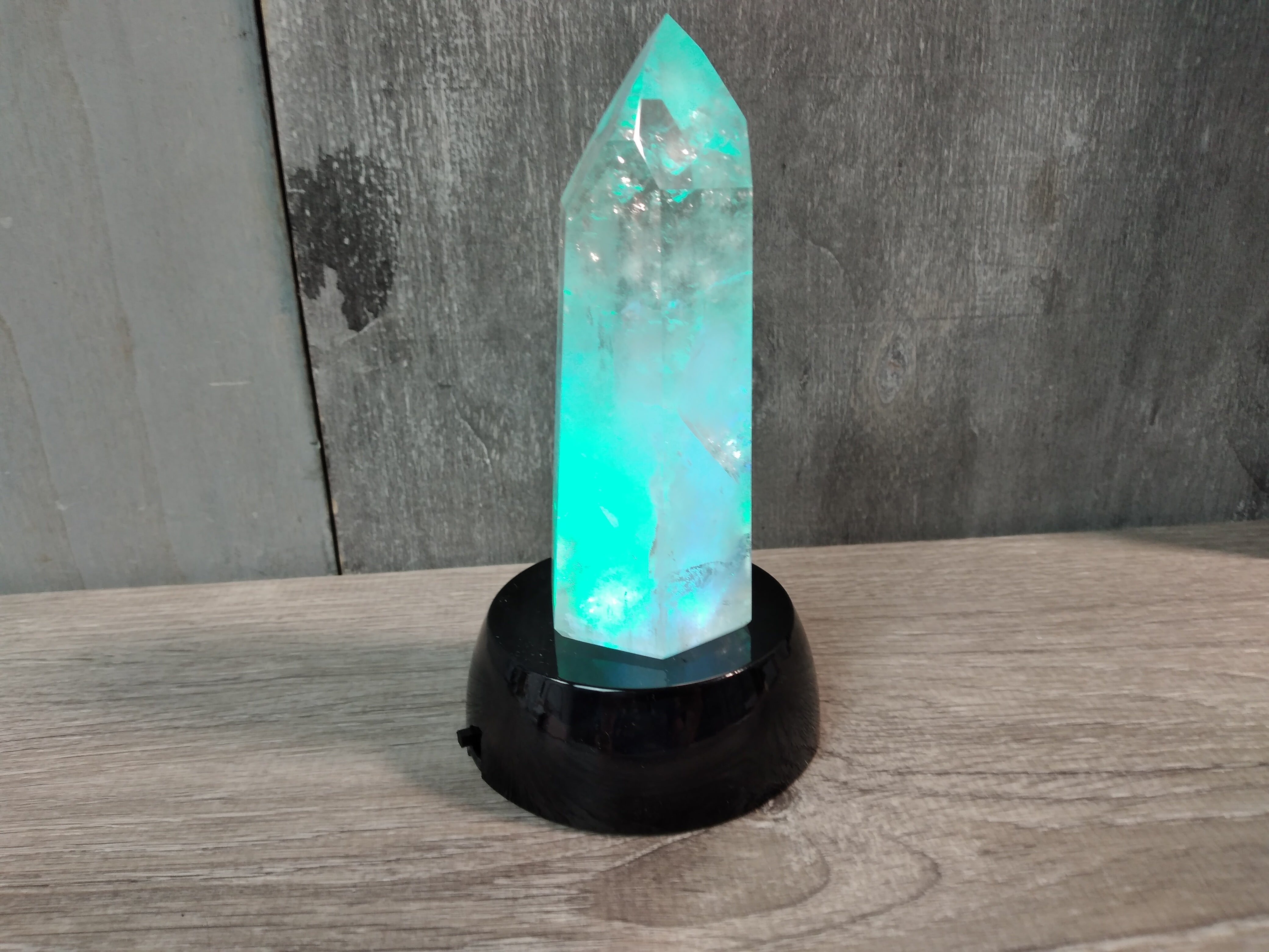LED Light Stand with 3 Color Modes for Crystals and Displays