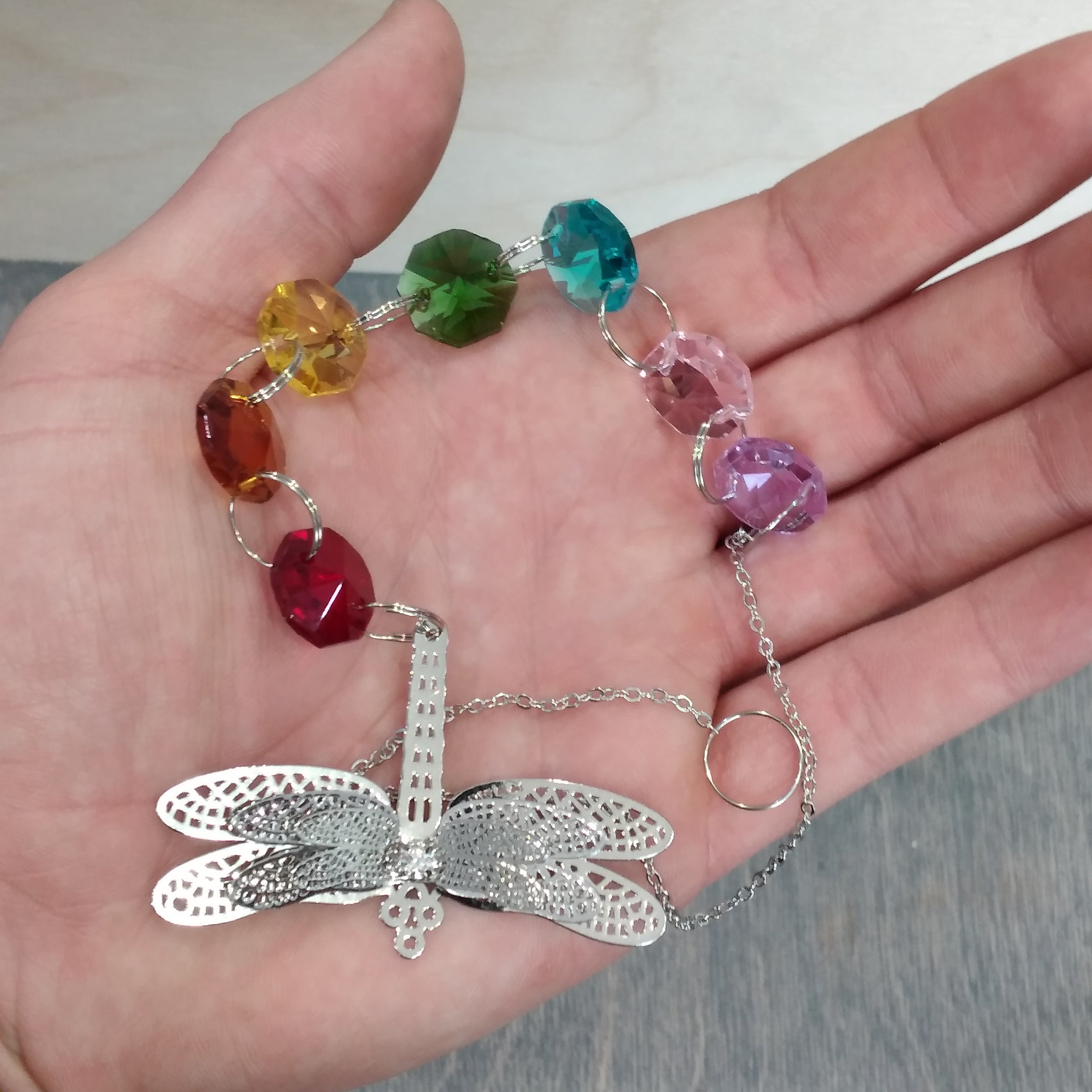 Dragonfly rainbow suncatcher wholesale