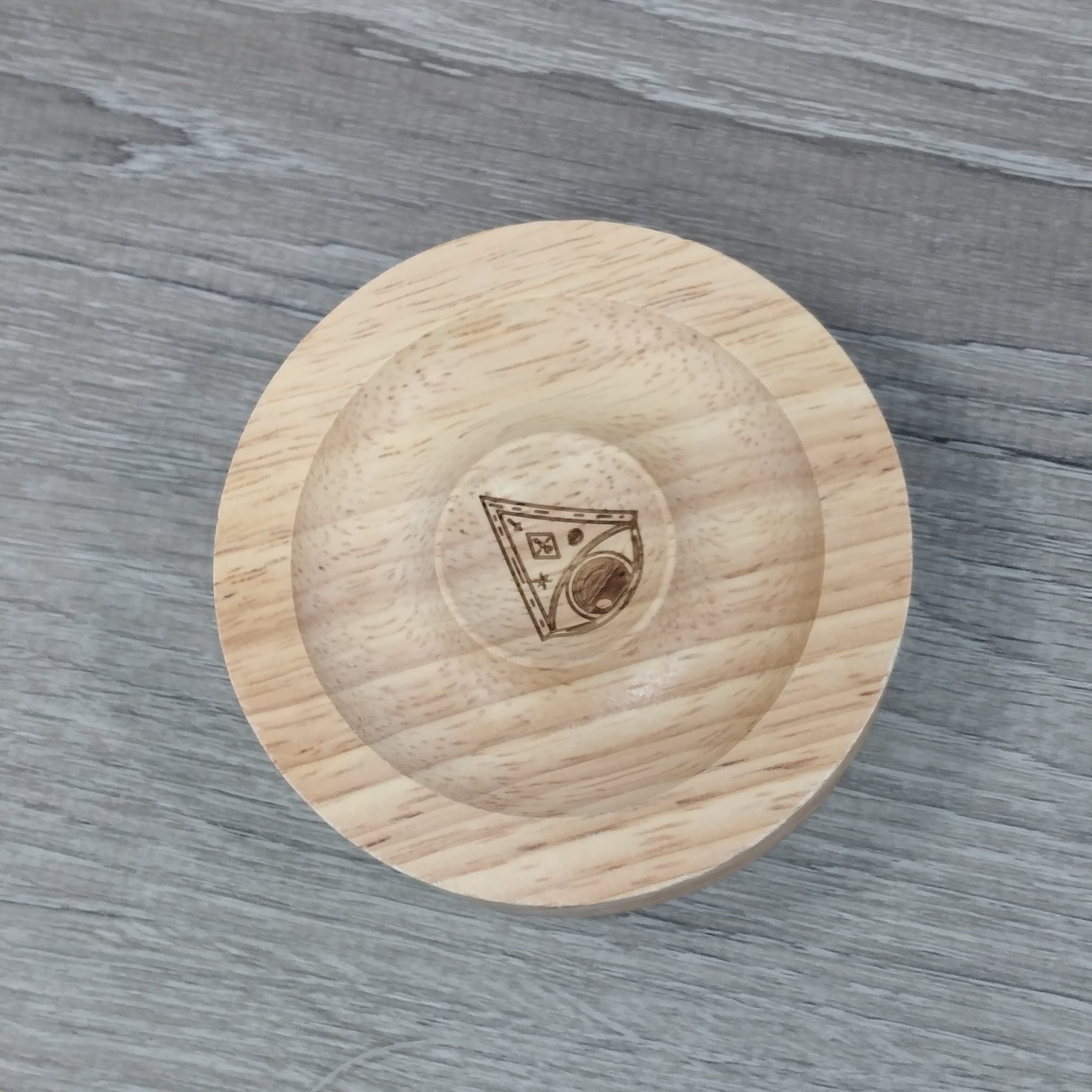 Wooden Stand for Crystals and Spheres – 4-Inch Display Base