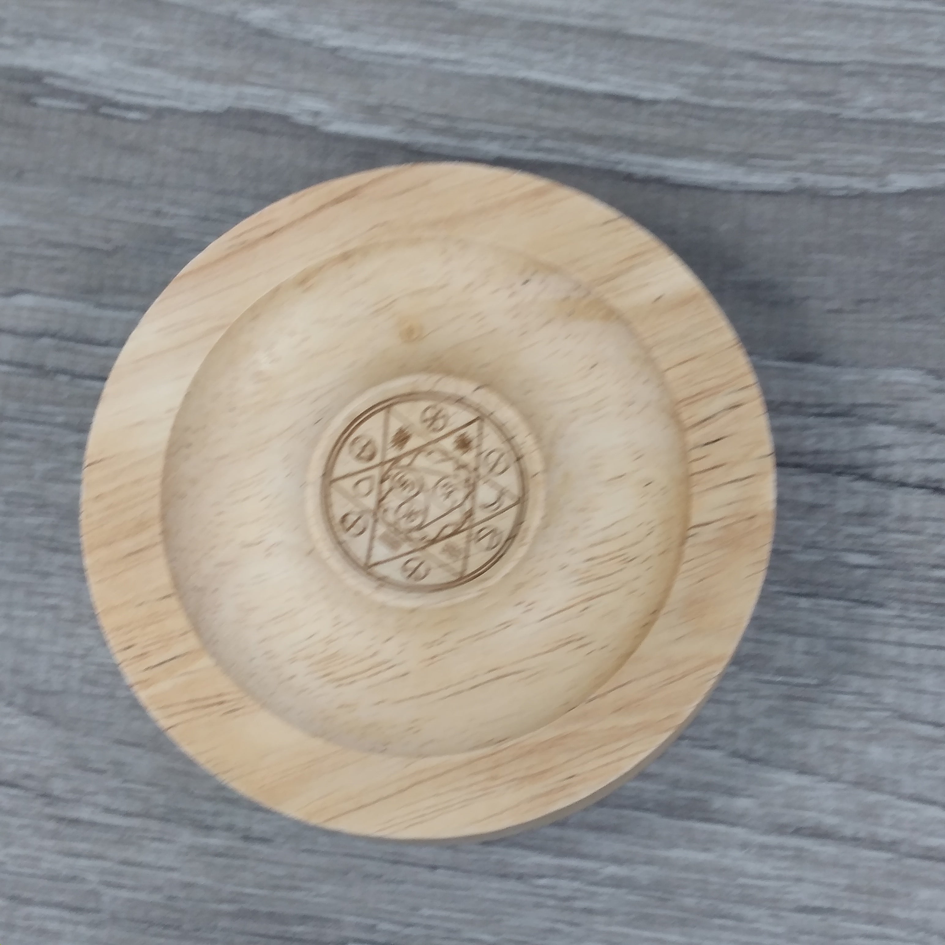 Wooden Stand for Crystals and Spheres – 4-Inch Display Base