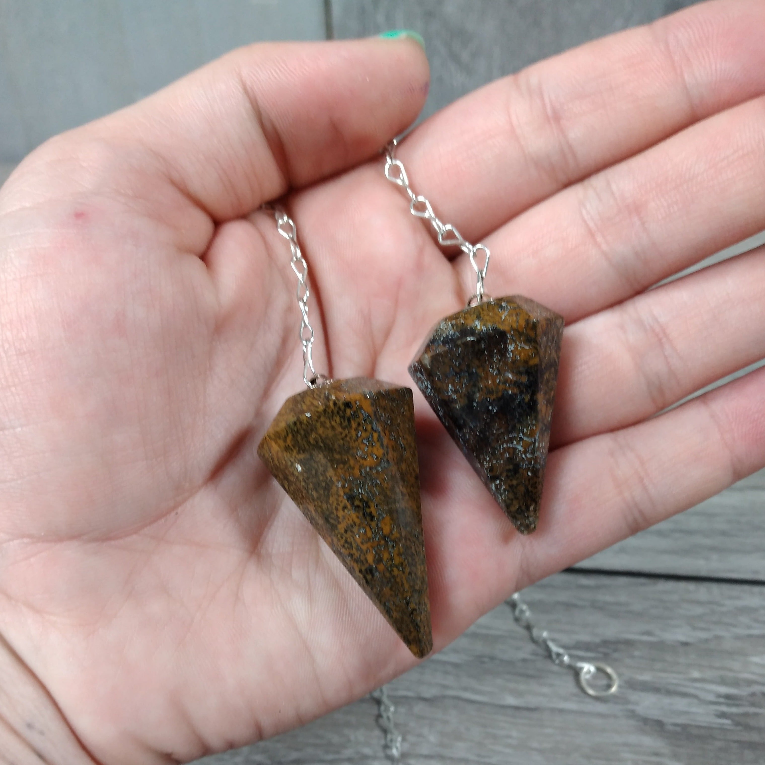 Cosmic Jasper Pendulums, wholesale