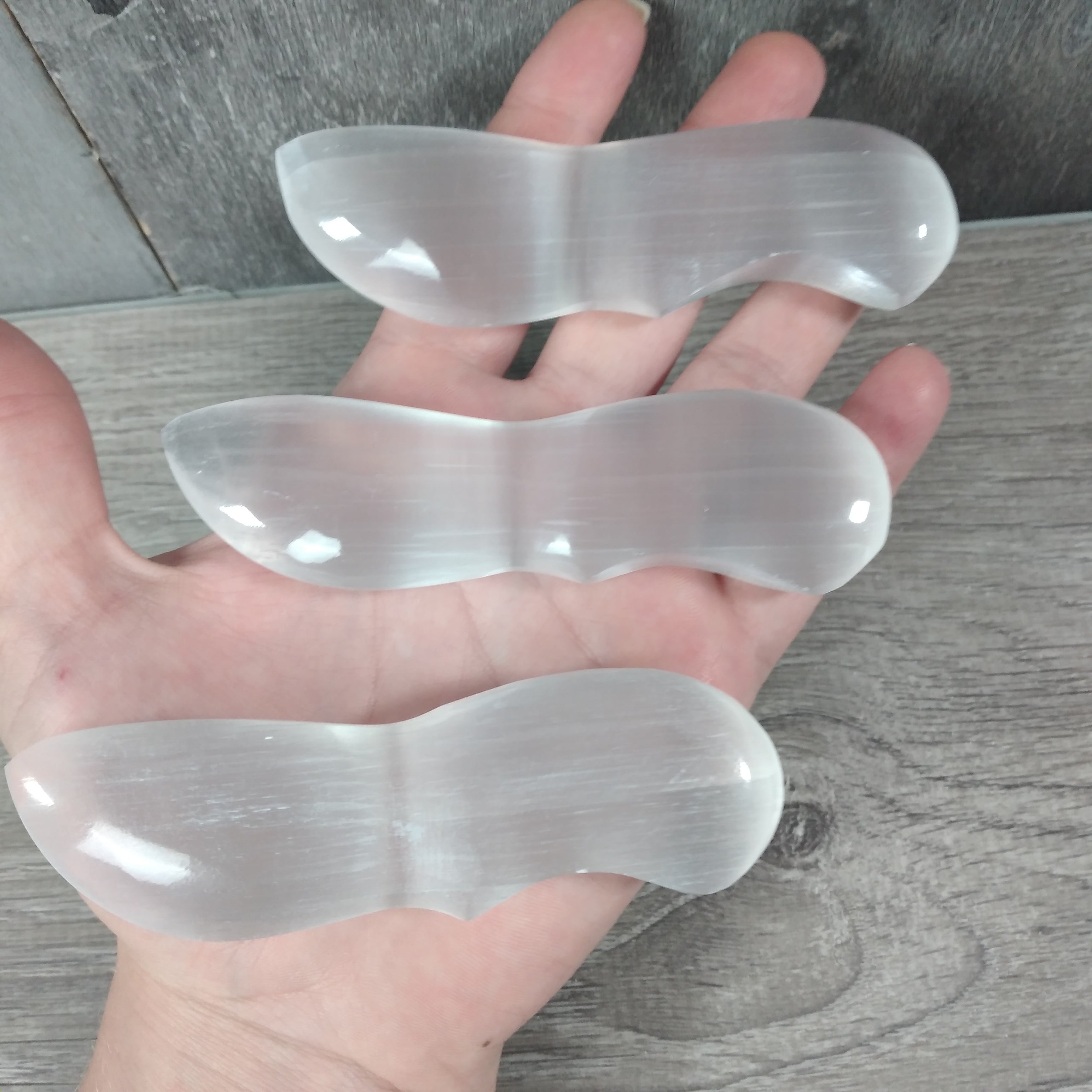 Selenite Polished Wands and Athame Blades – Assorted Styles Metaphysical Shops