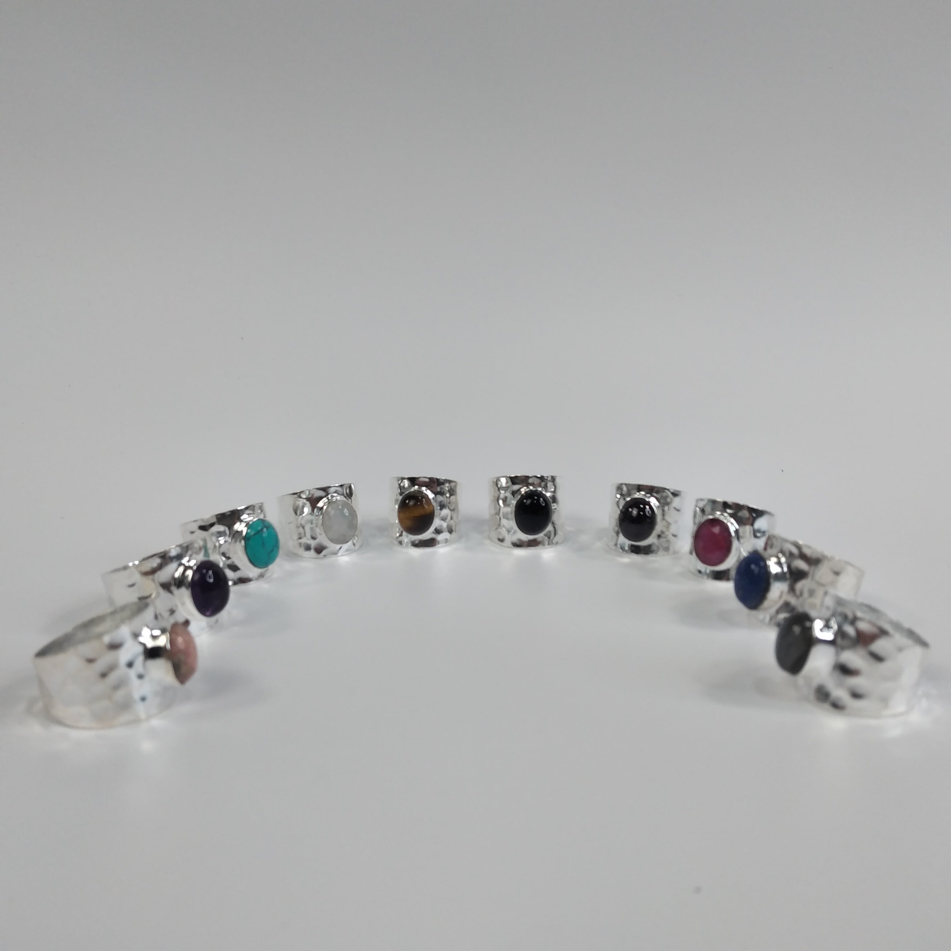 Gemstone Sterling Silver Rings – Assorted Boho Styles