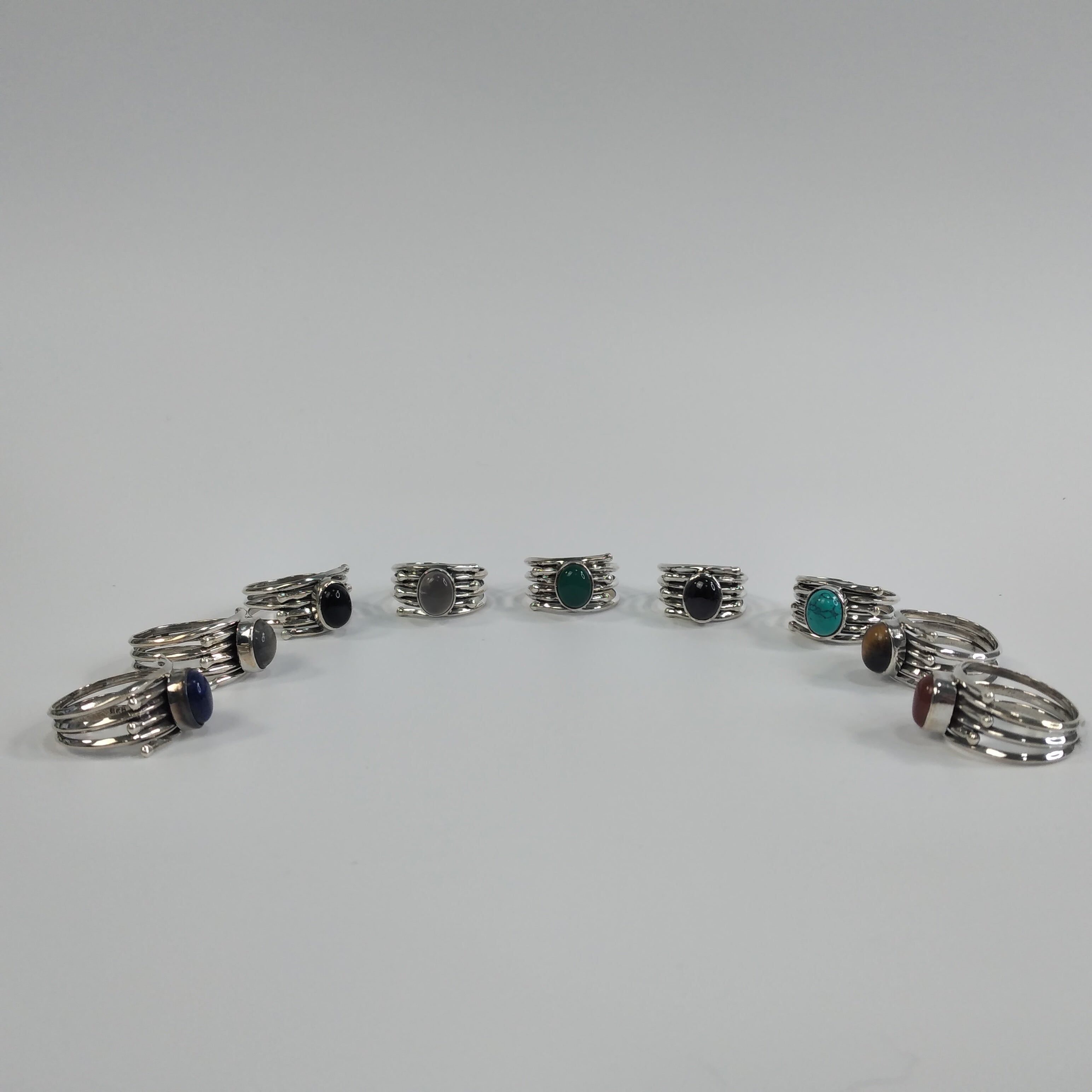 Gemstone Sterling Silver Rings – Assorted Boho Styles