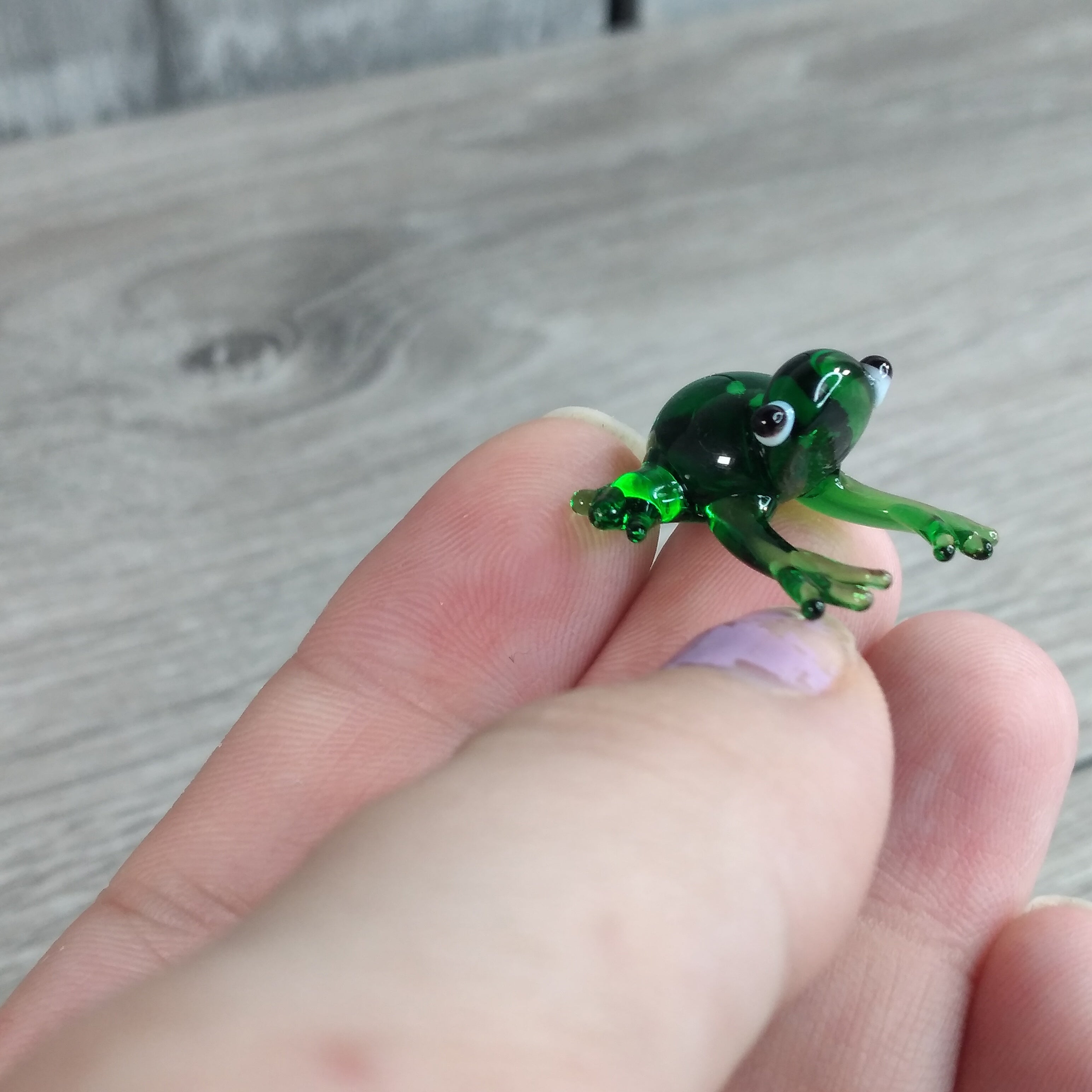 Frog glass animal decor wholesale