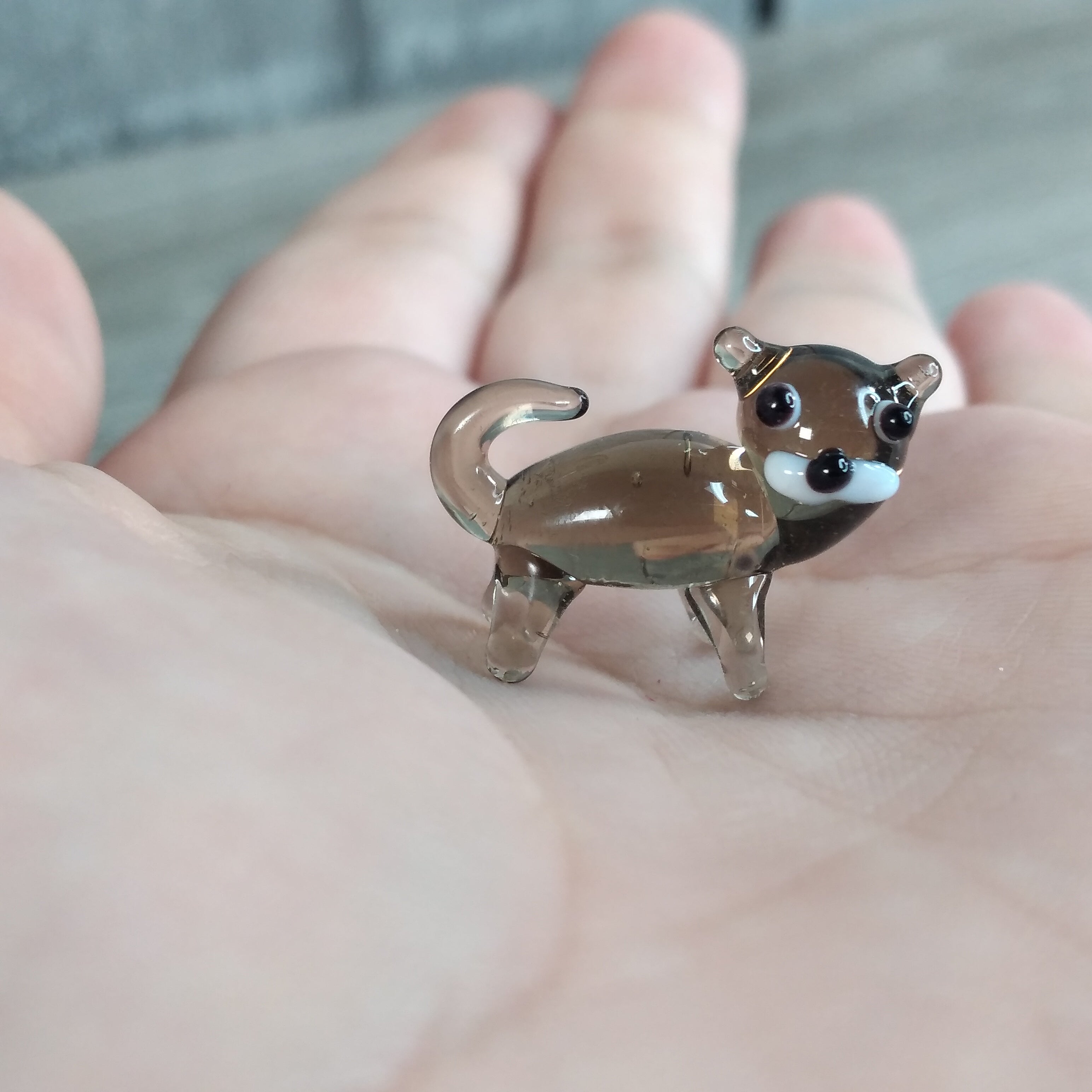 Cat mini glass animals for sale