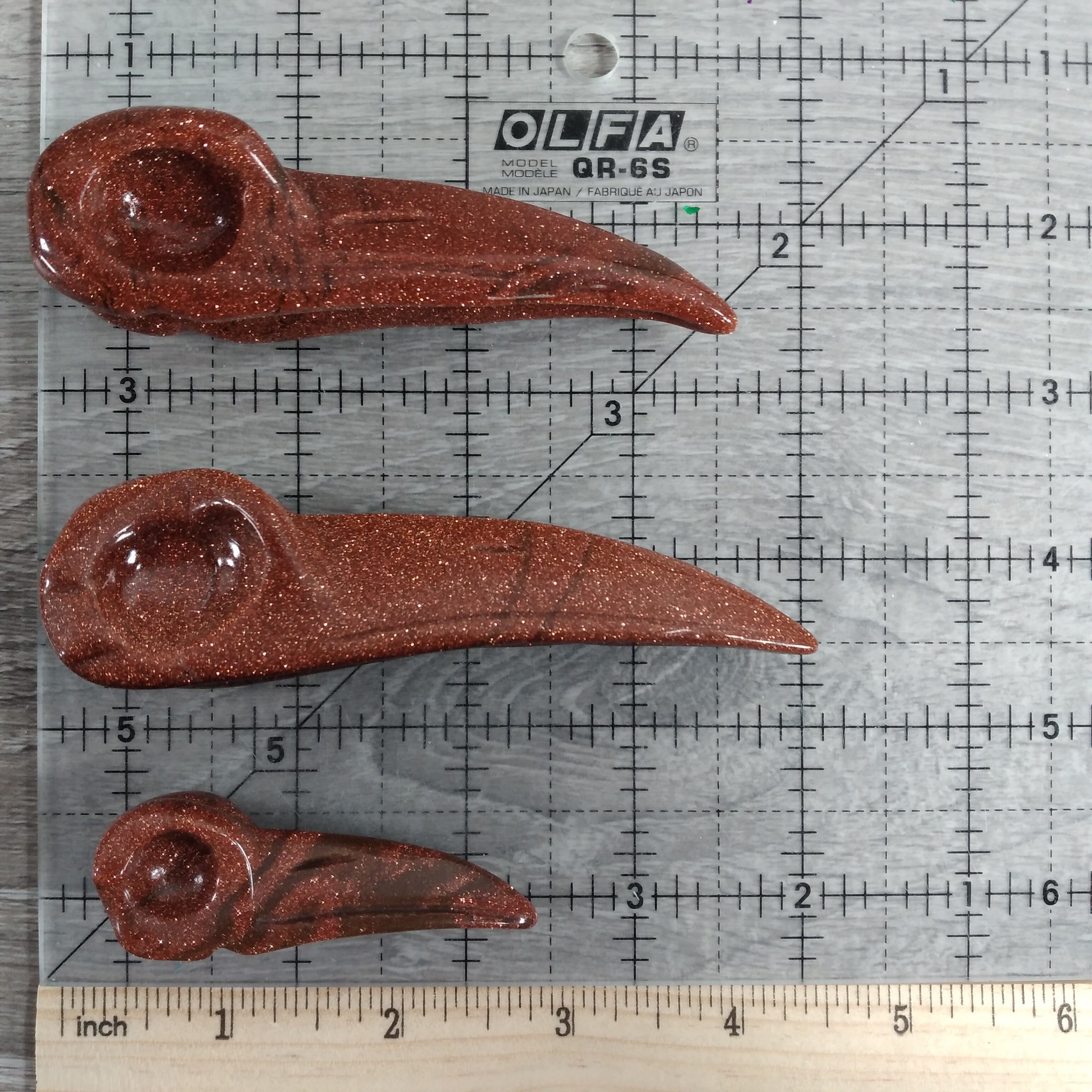 goldstone raven skull décor