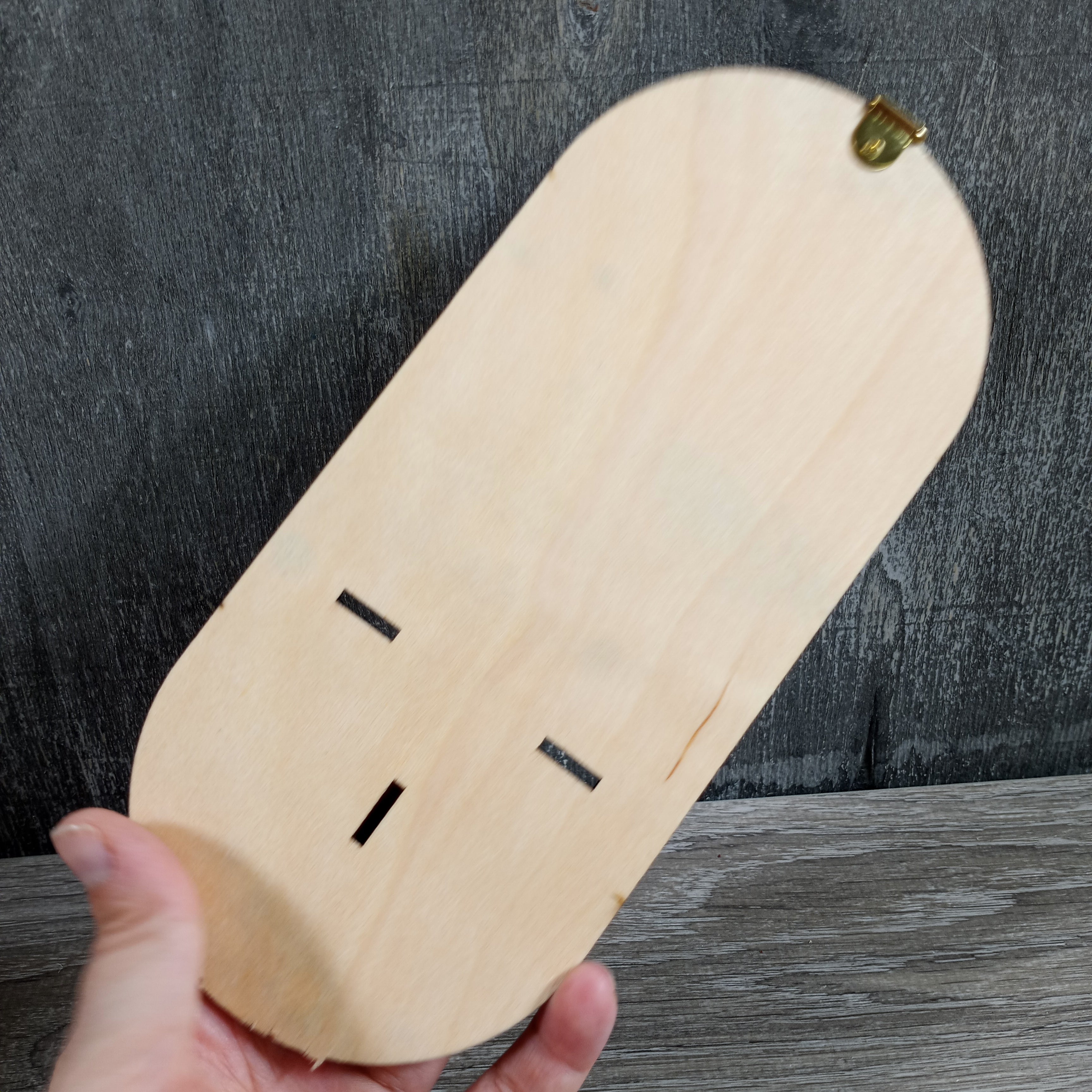 Wood Pendulum Display Board for Crystal Shops