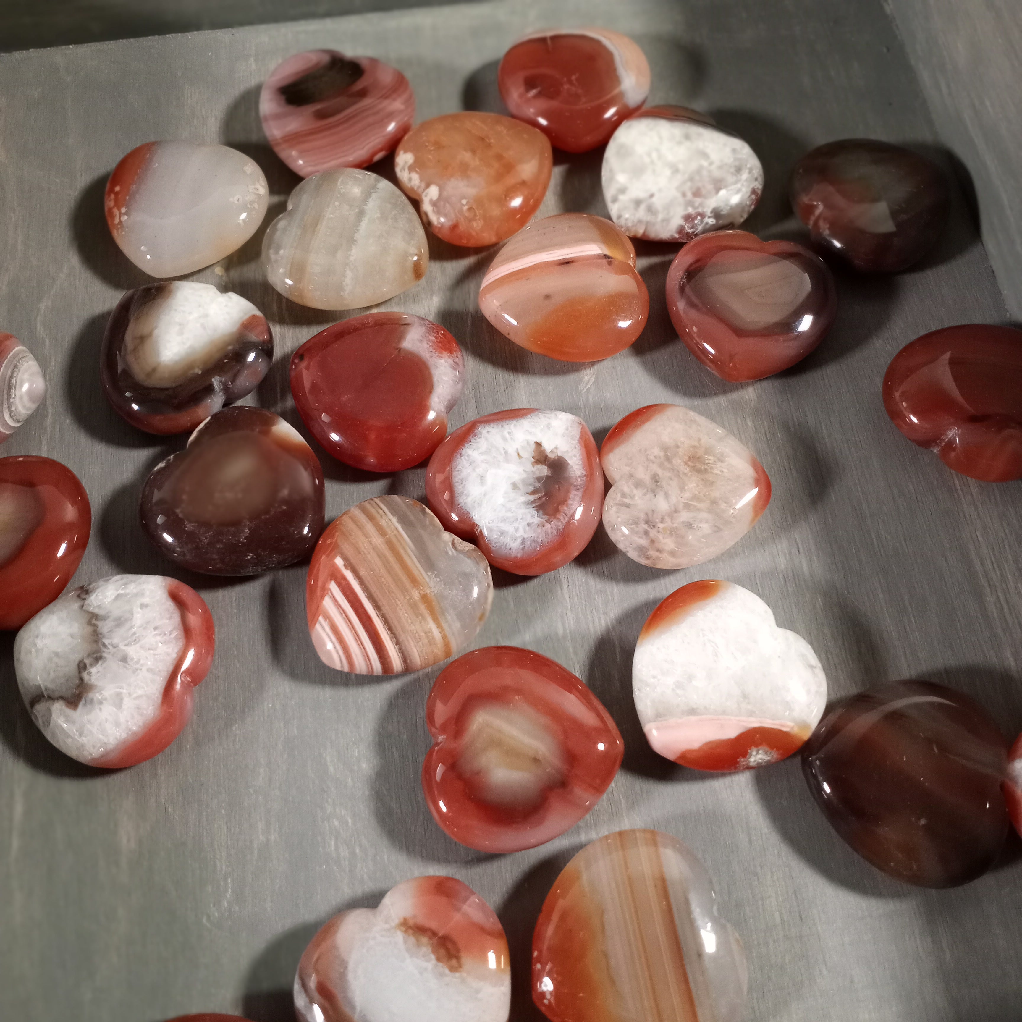 Carnelian Agate heart crystal gift wholesale