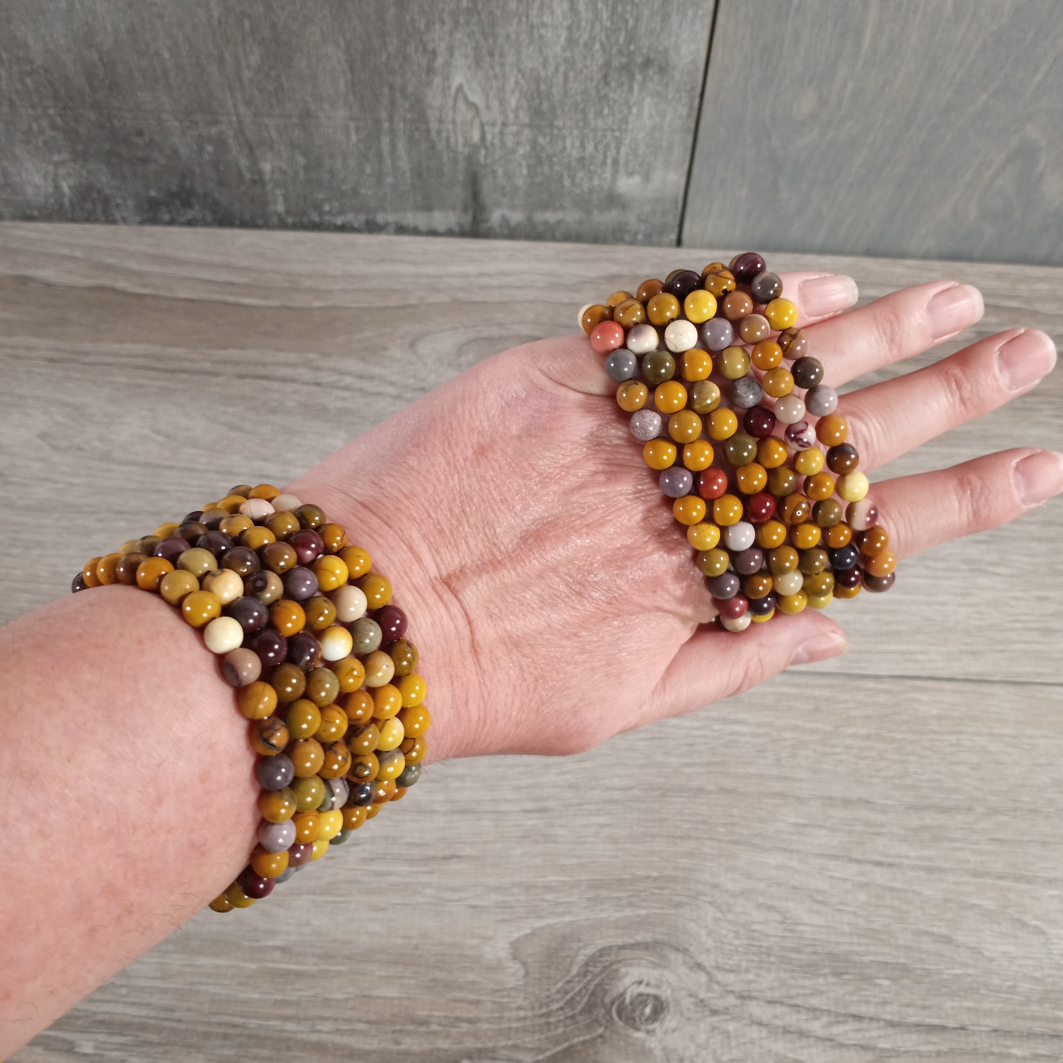 mookaite layering bracelets for new age stores