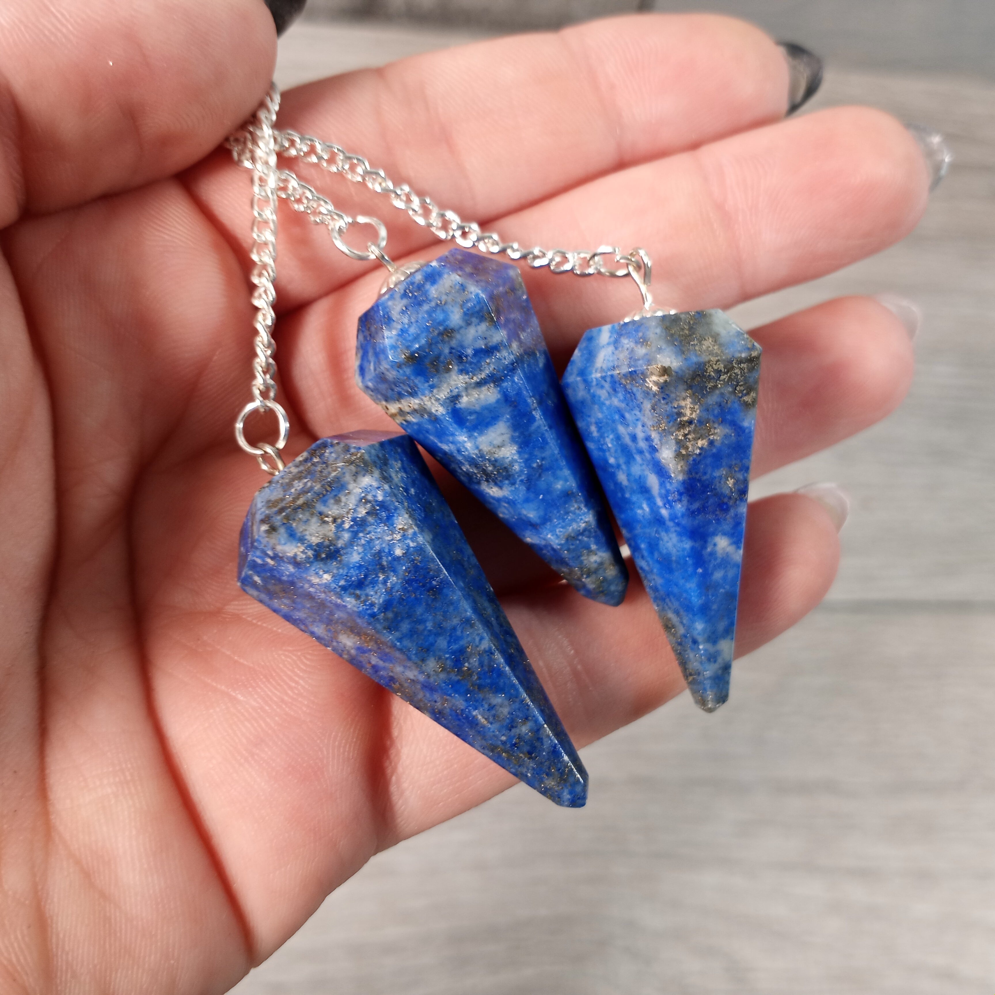 lapis lazuli pendulum for new age stores