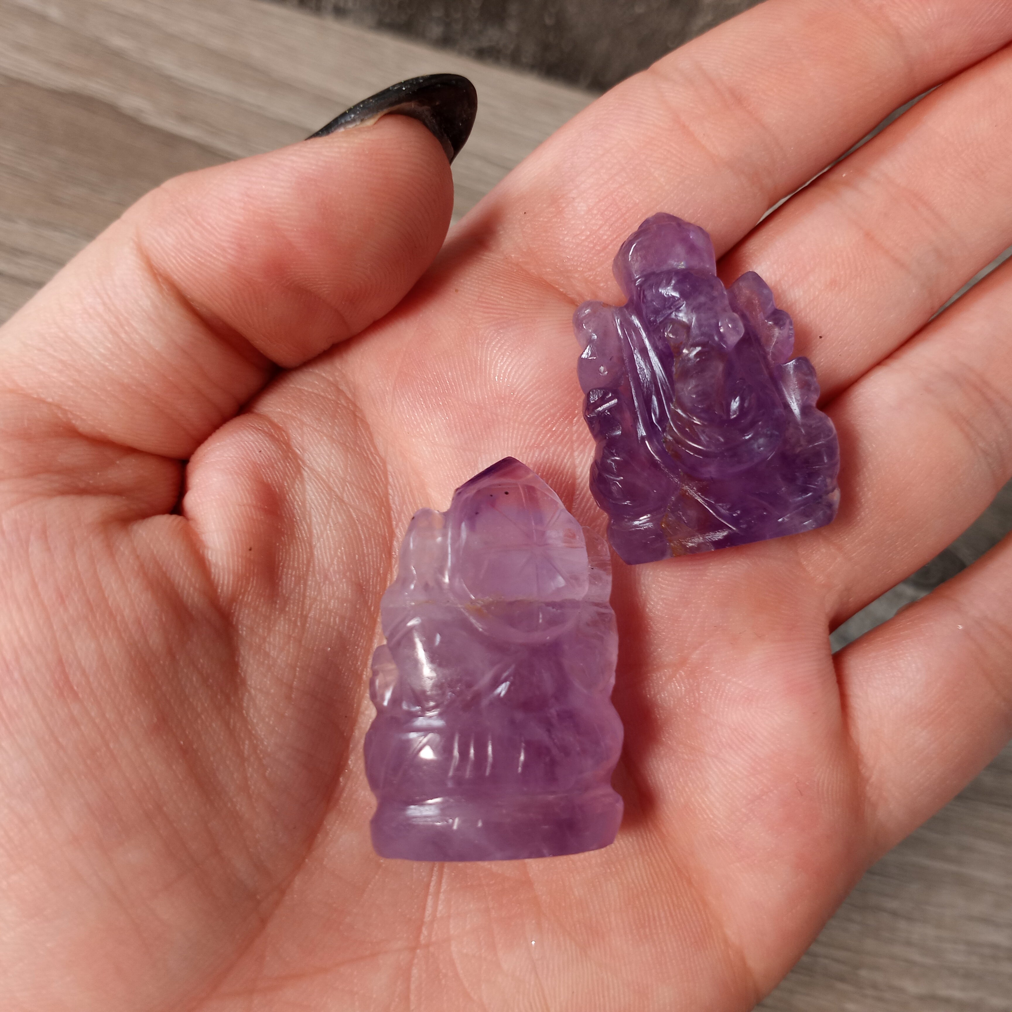 amethyst spiritual decor crystal Ganesha for crystal shops