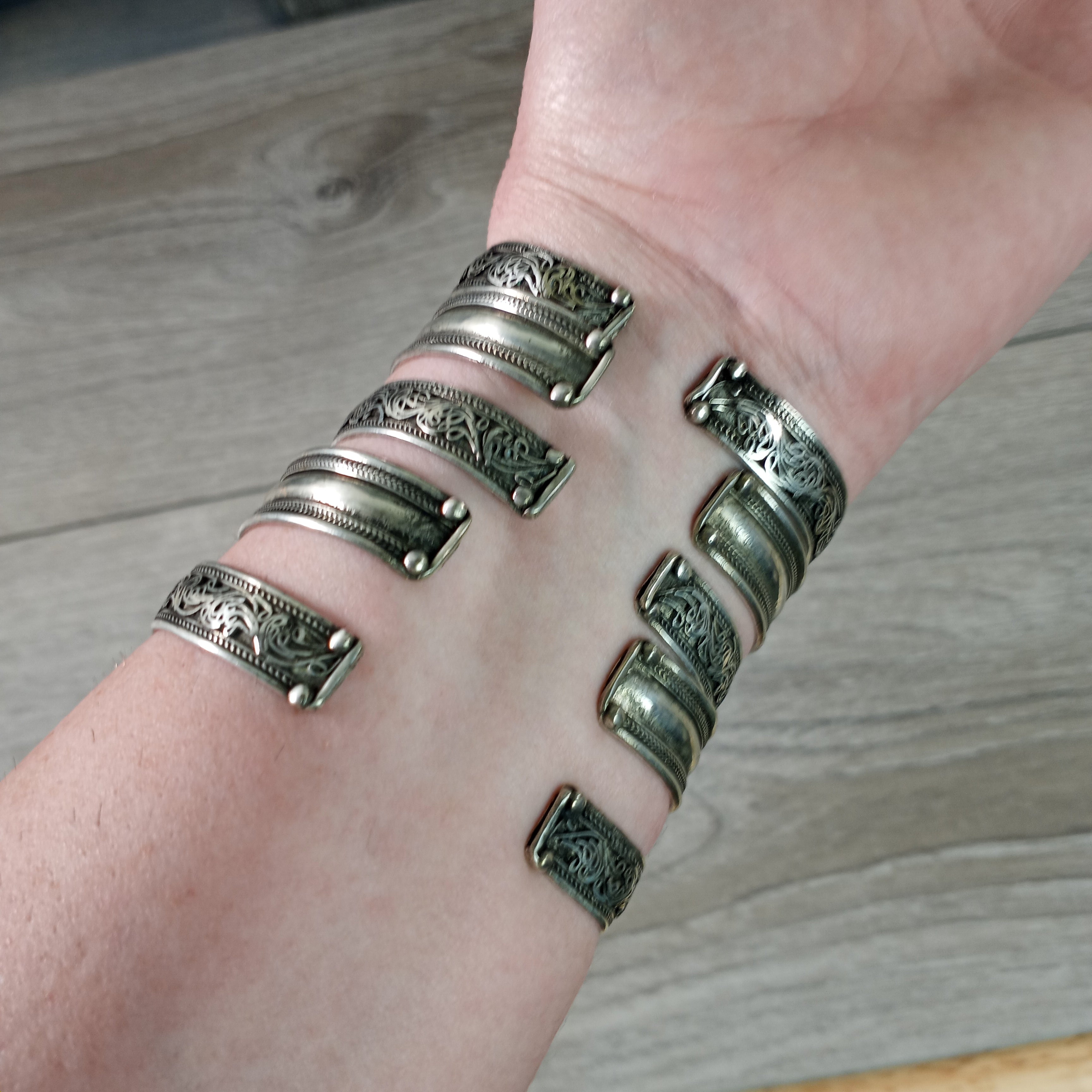 boutique jewelry metal bracelet collection