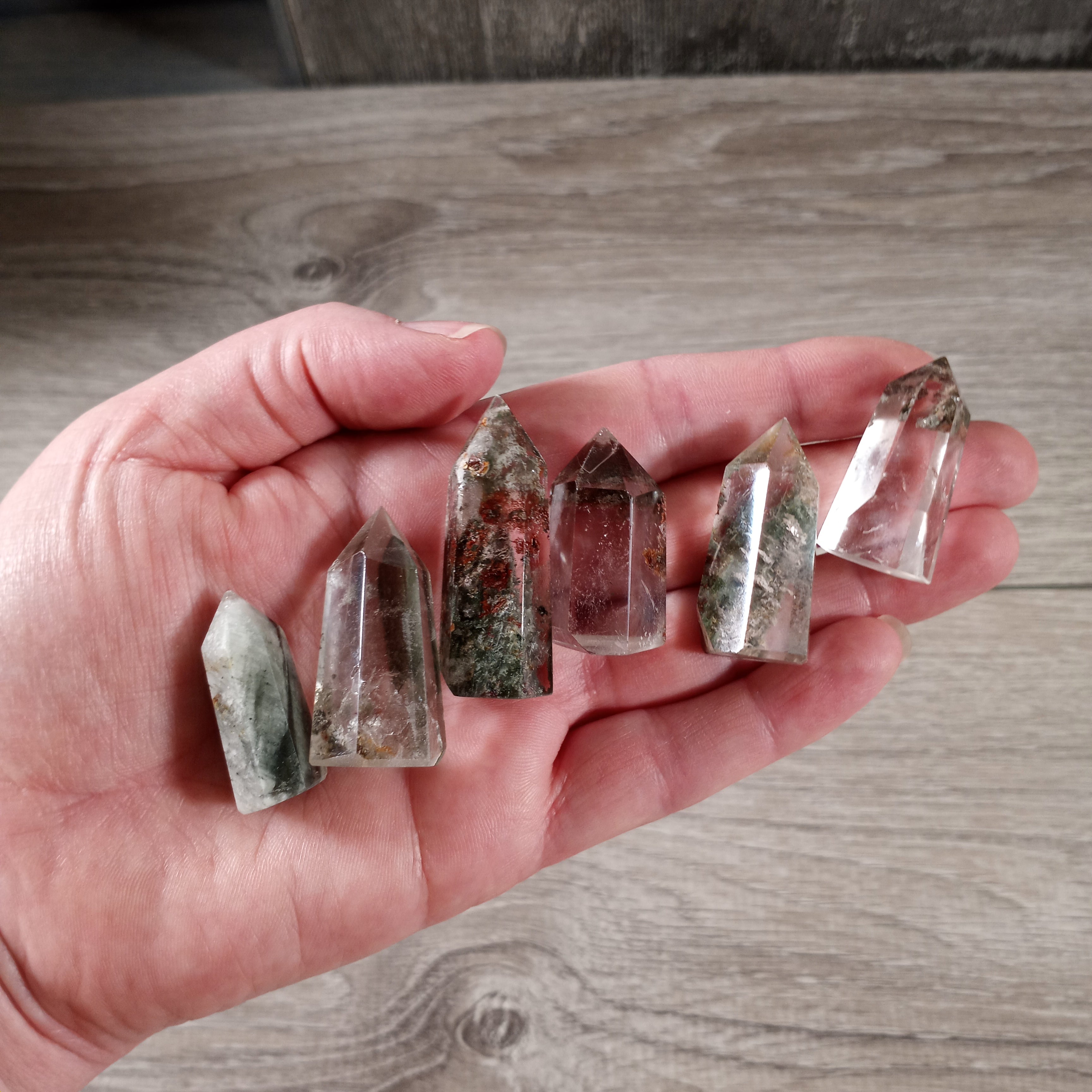 Chlorite obelisk polished gemstone obelisk crystals for rock shops