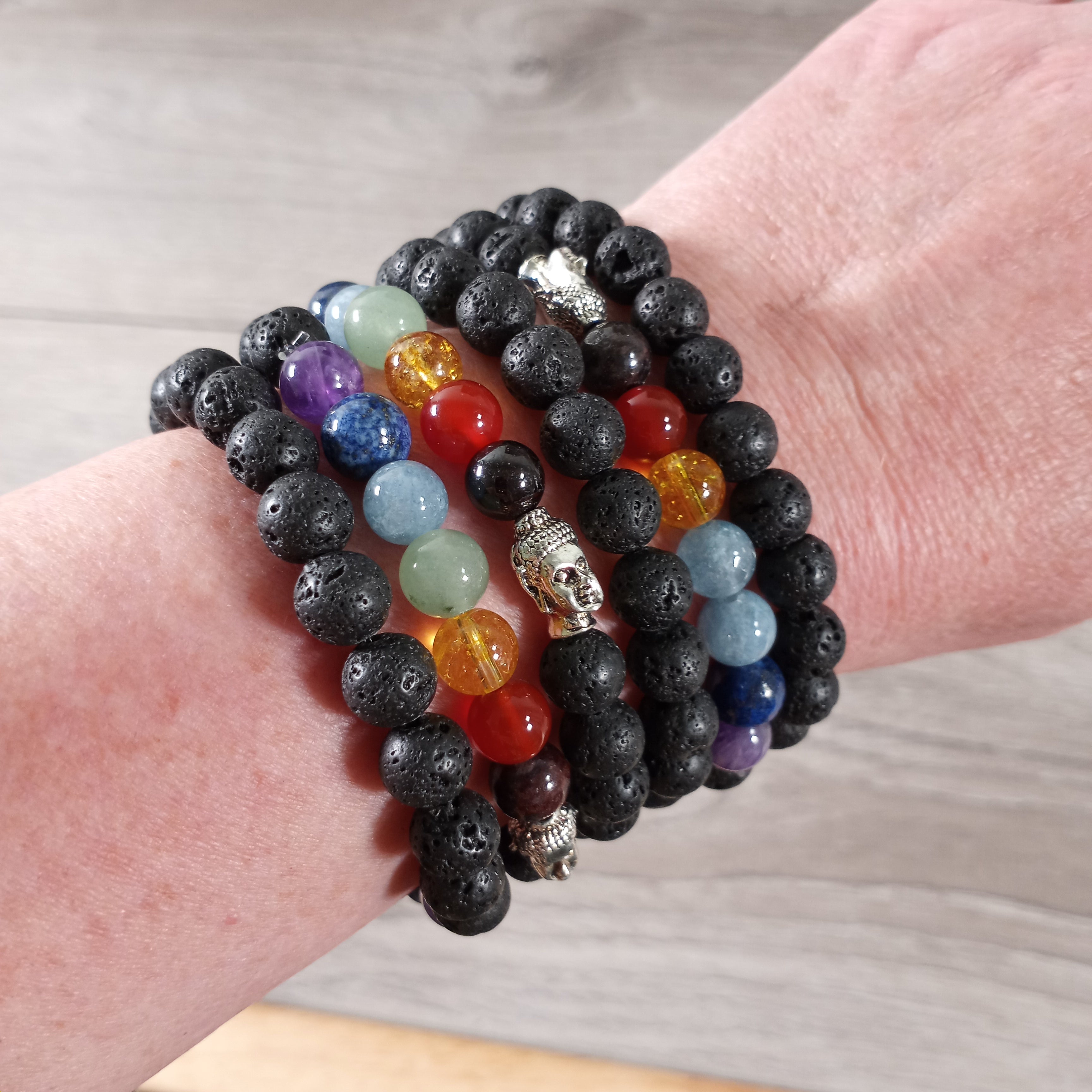 Gemstone Chakra Healing Bracelets 8mm - Wholesale