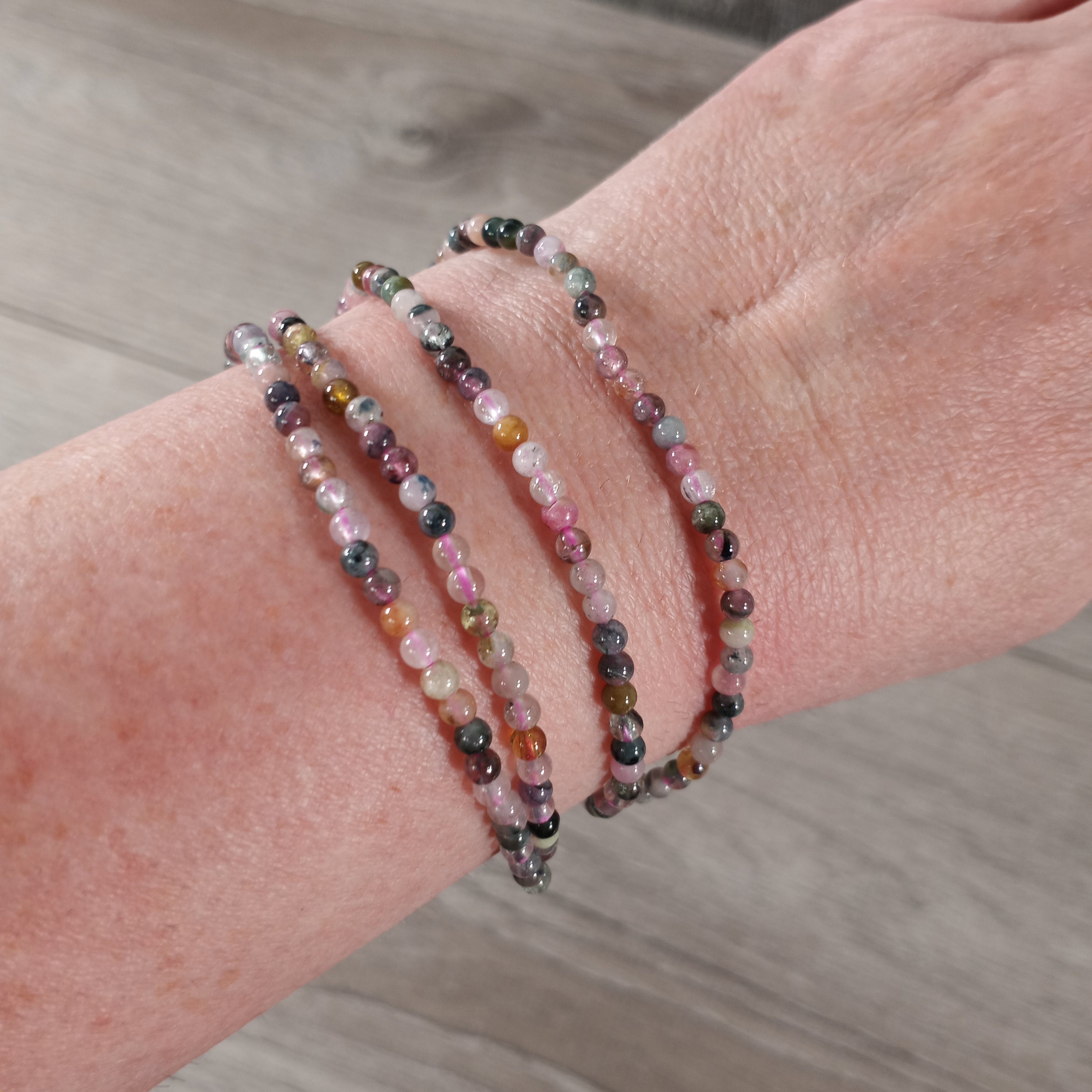 Multi tourmaline bracelet for retailers.
