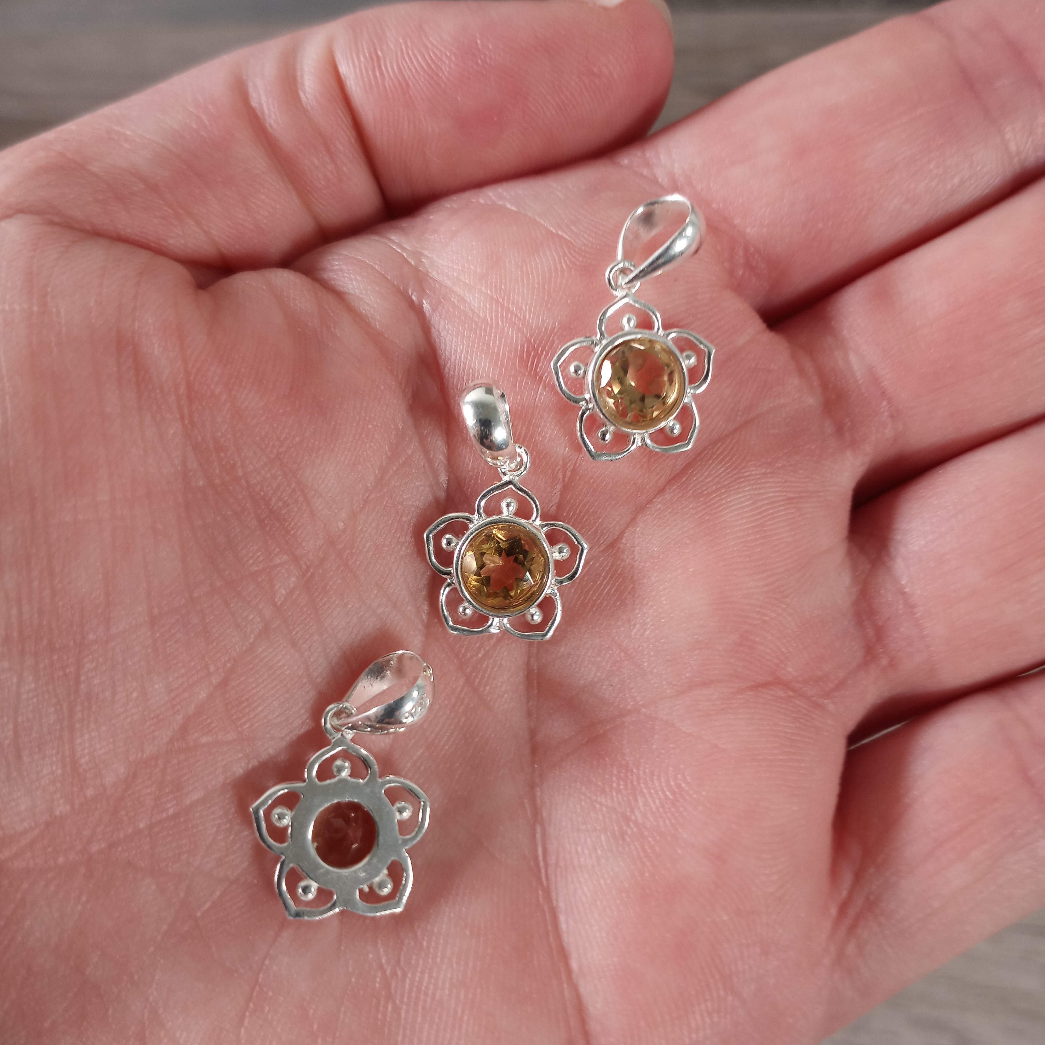 citrine gemstone charm wholesale