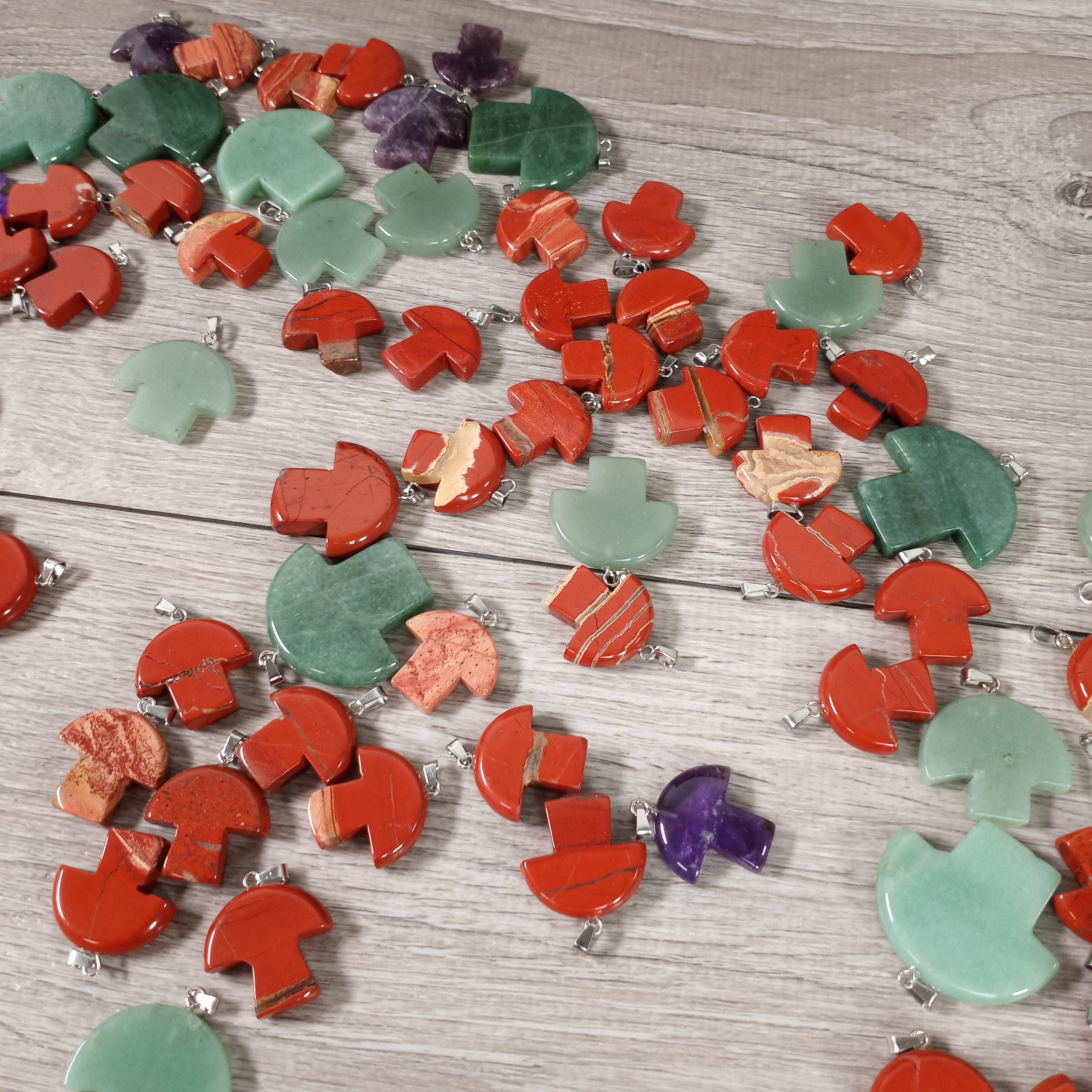 crystal mushroom charm bulk