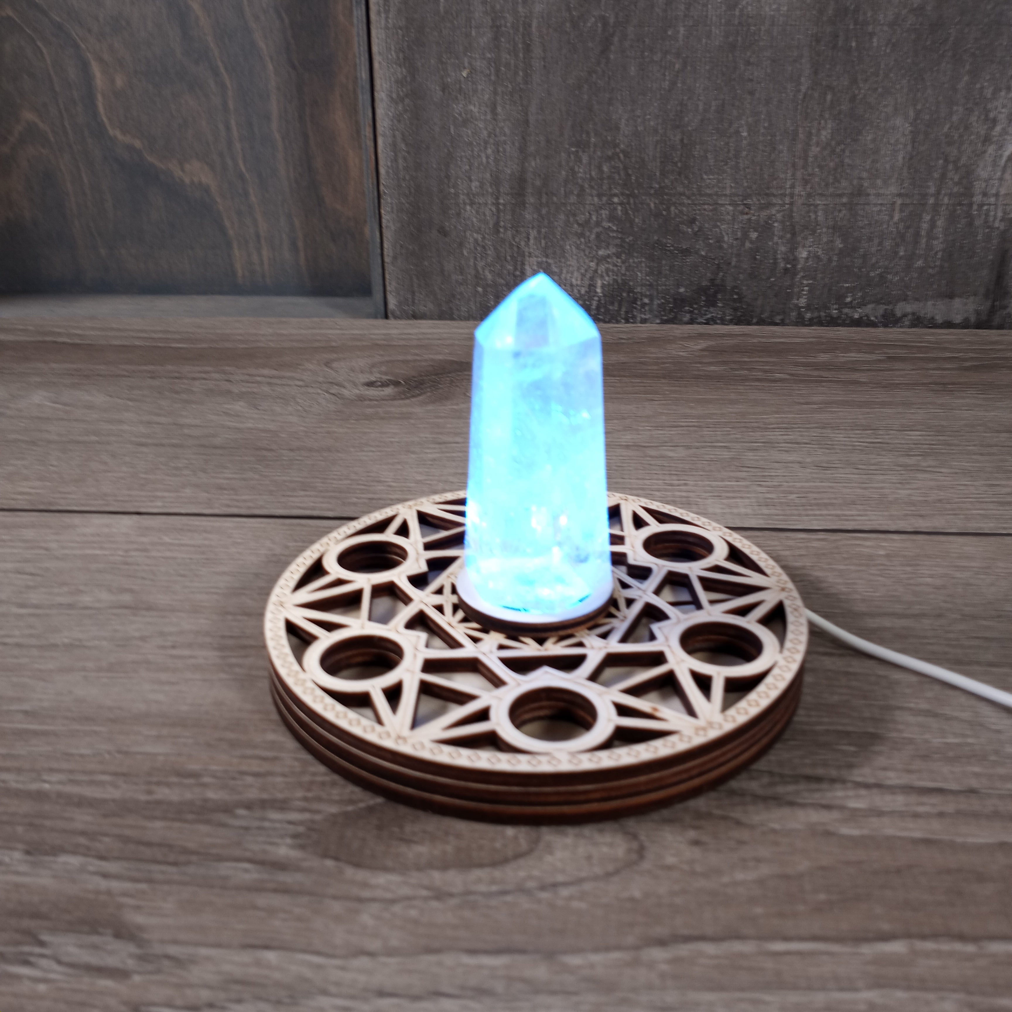 light stand for crystals
