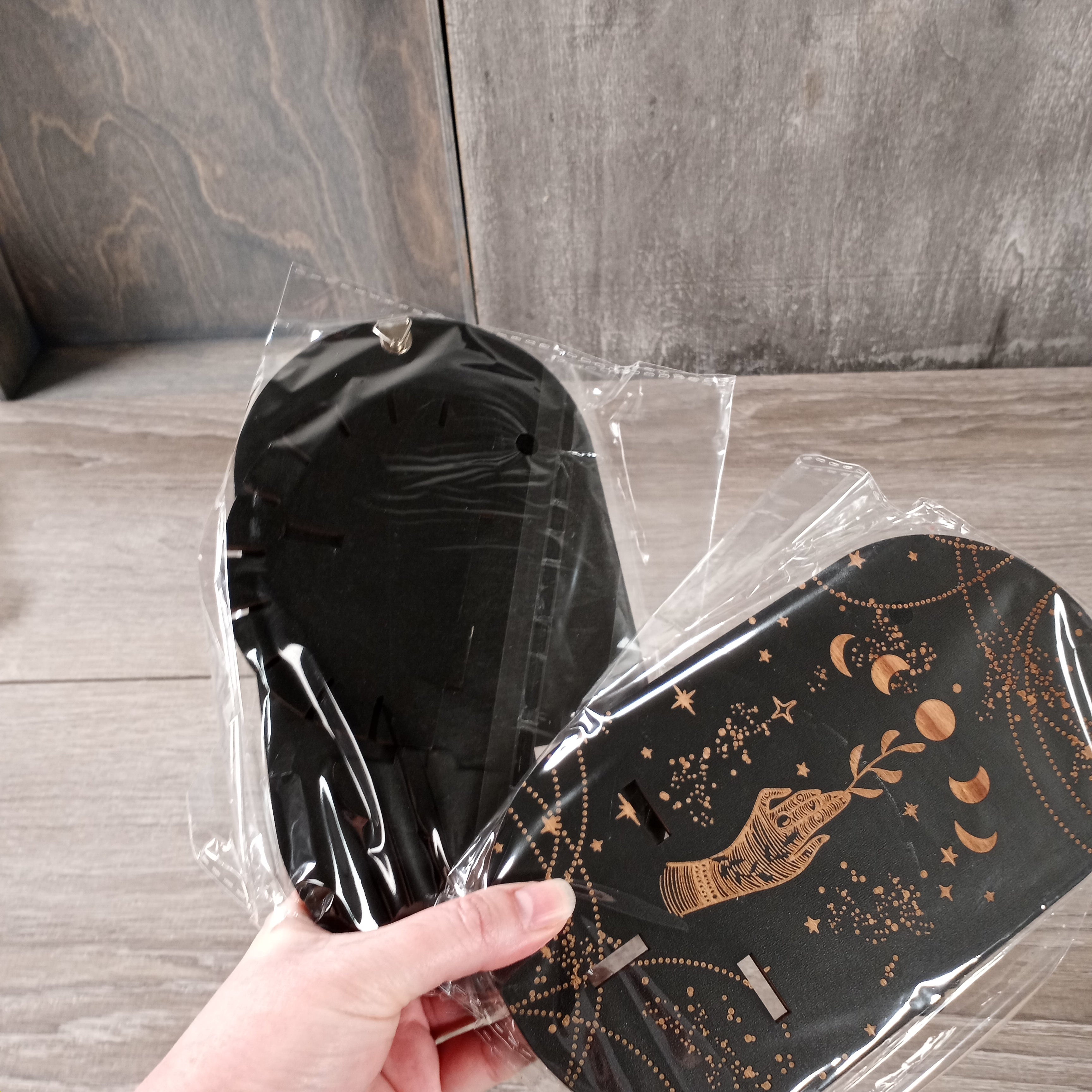 Wood Pendulum Display Board for Crystal Shops