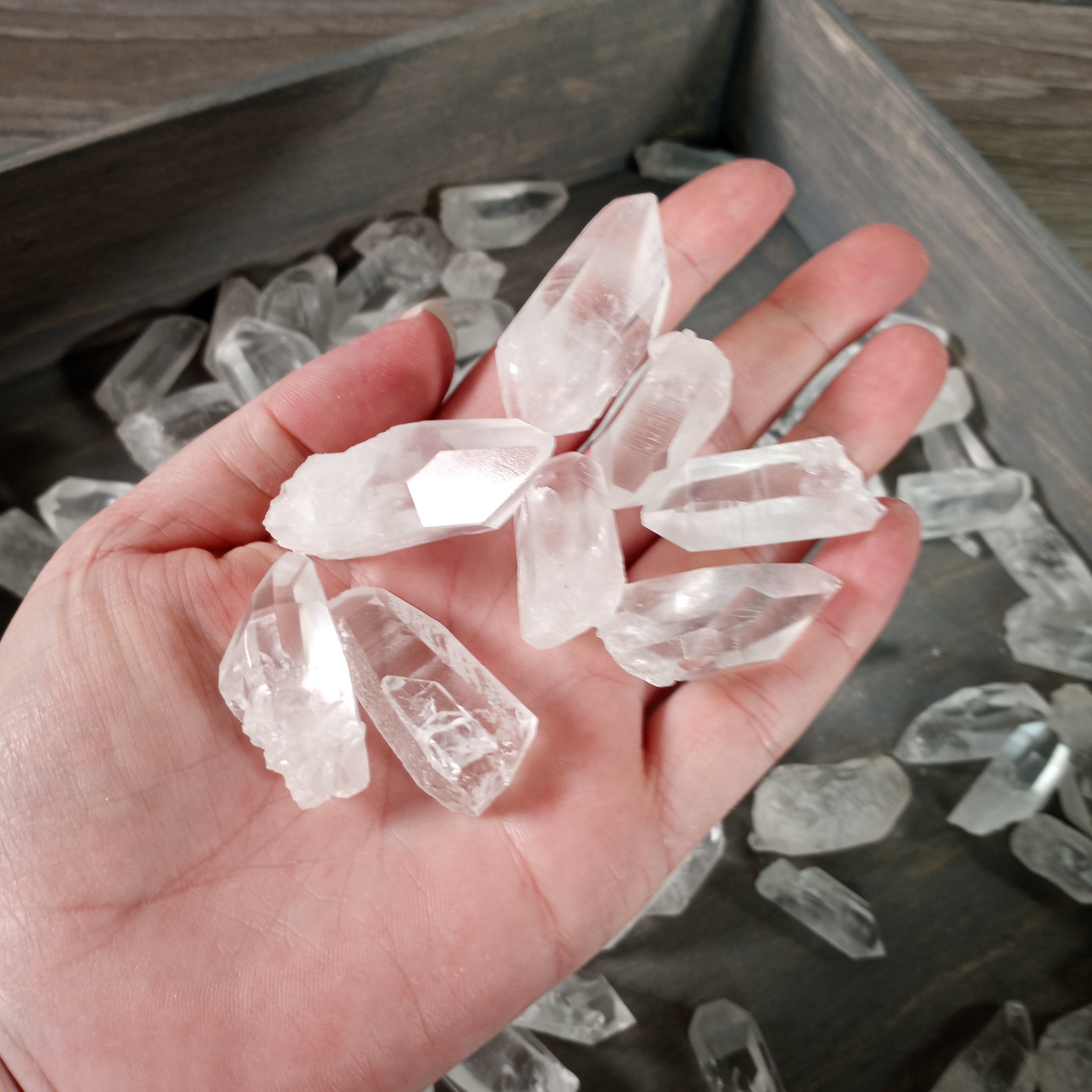 Natural Lemurian Quartz healing points metaphysical supply