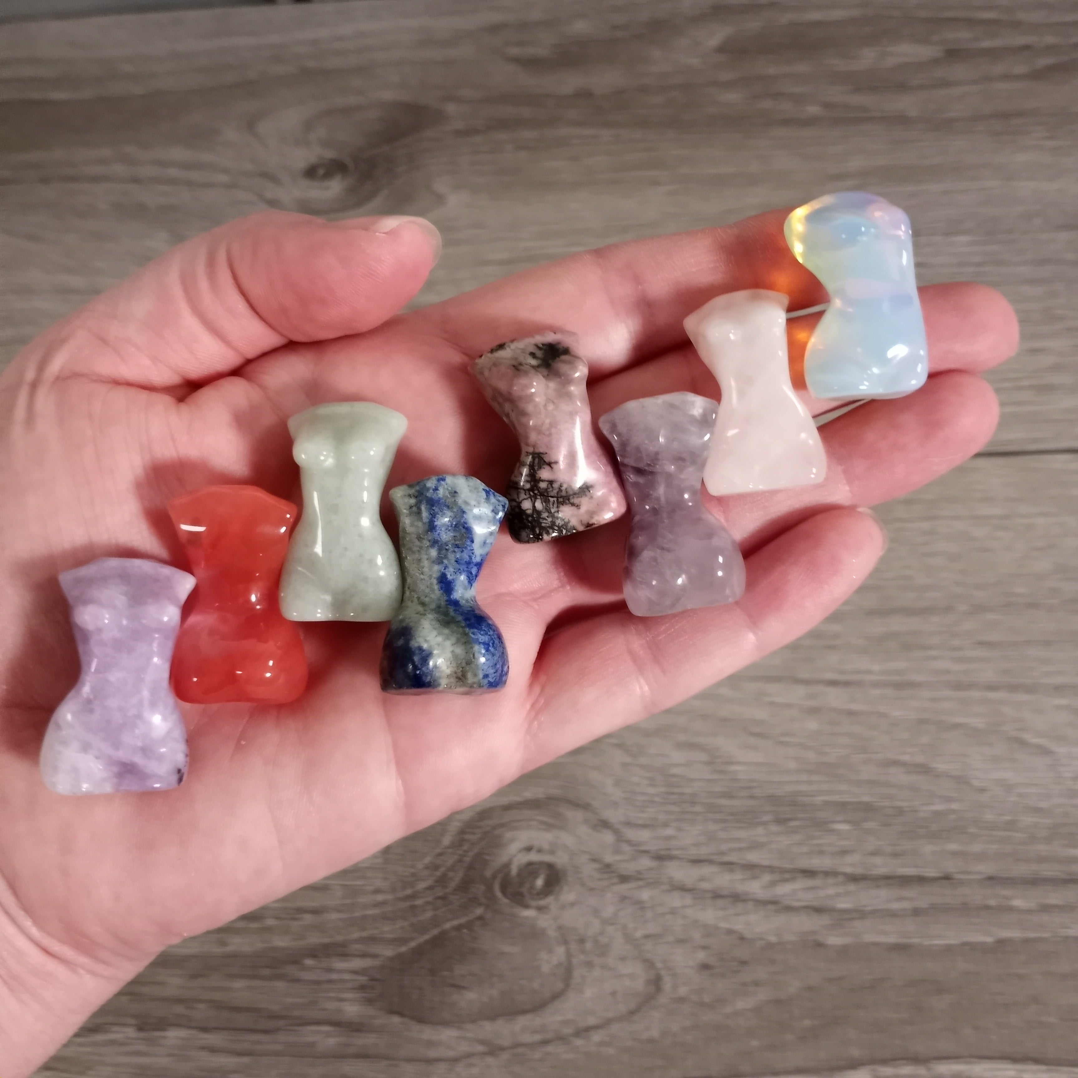 Crystal goddess figurines bulk lot for metaphysical stores
