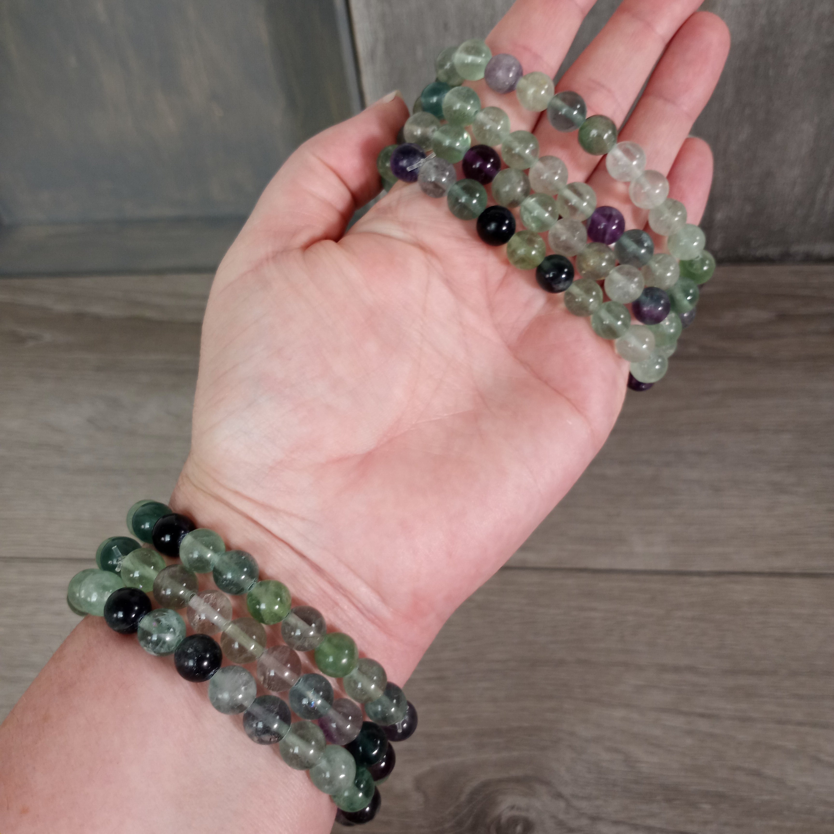 Fluorite gift store crystal bracelets