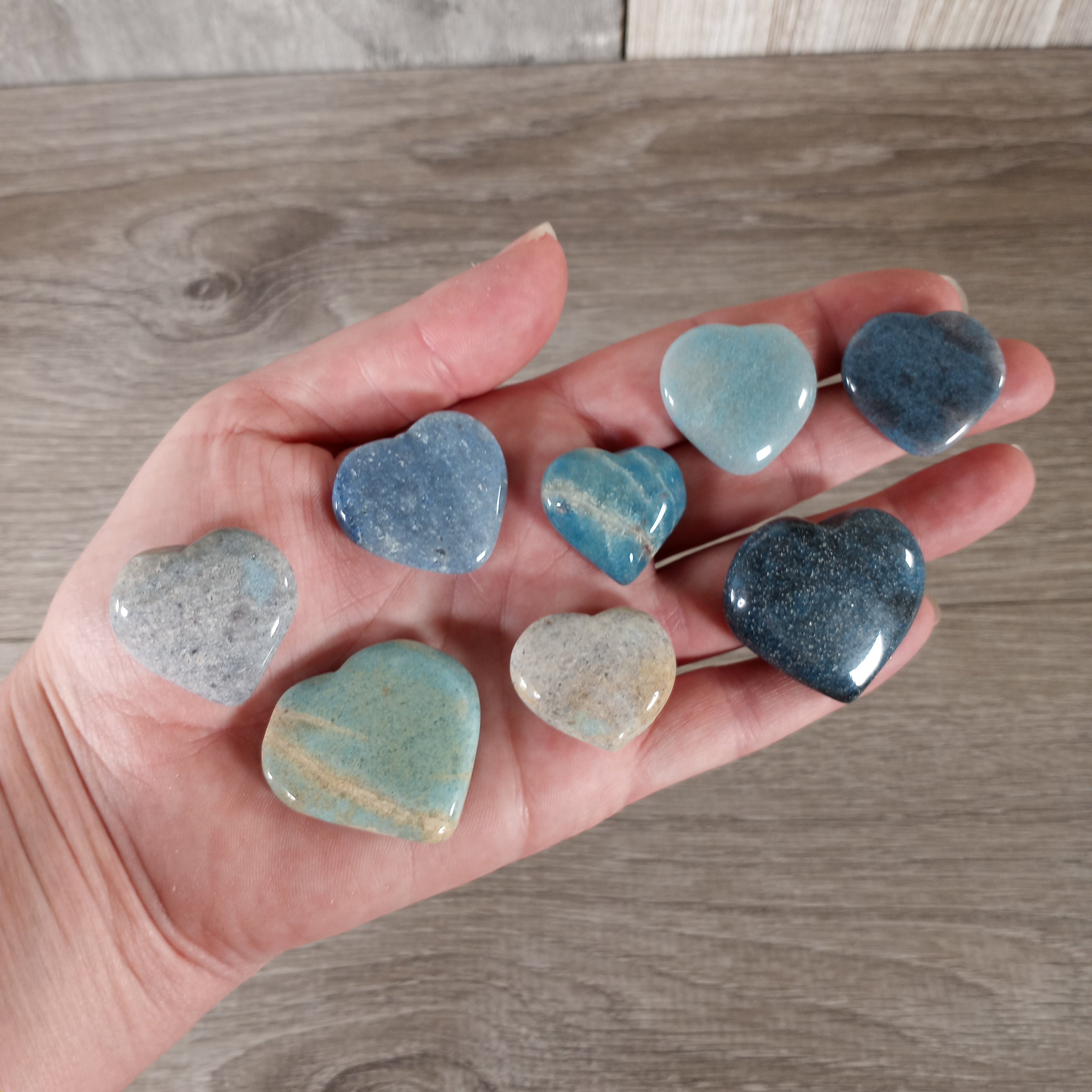 Trollite wholesale Brazilian carved gemstone hearts metaphysical shop