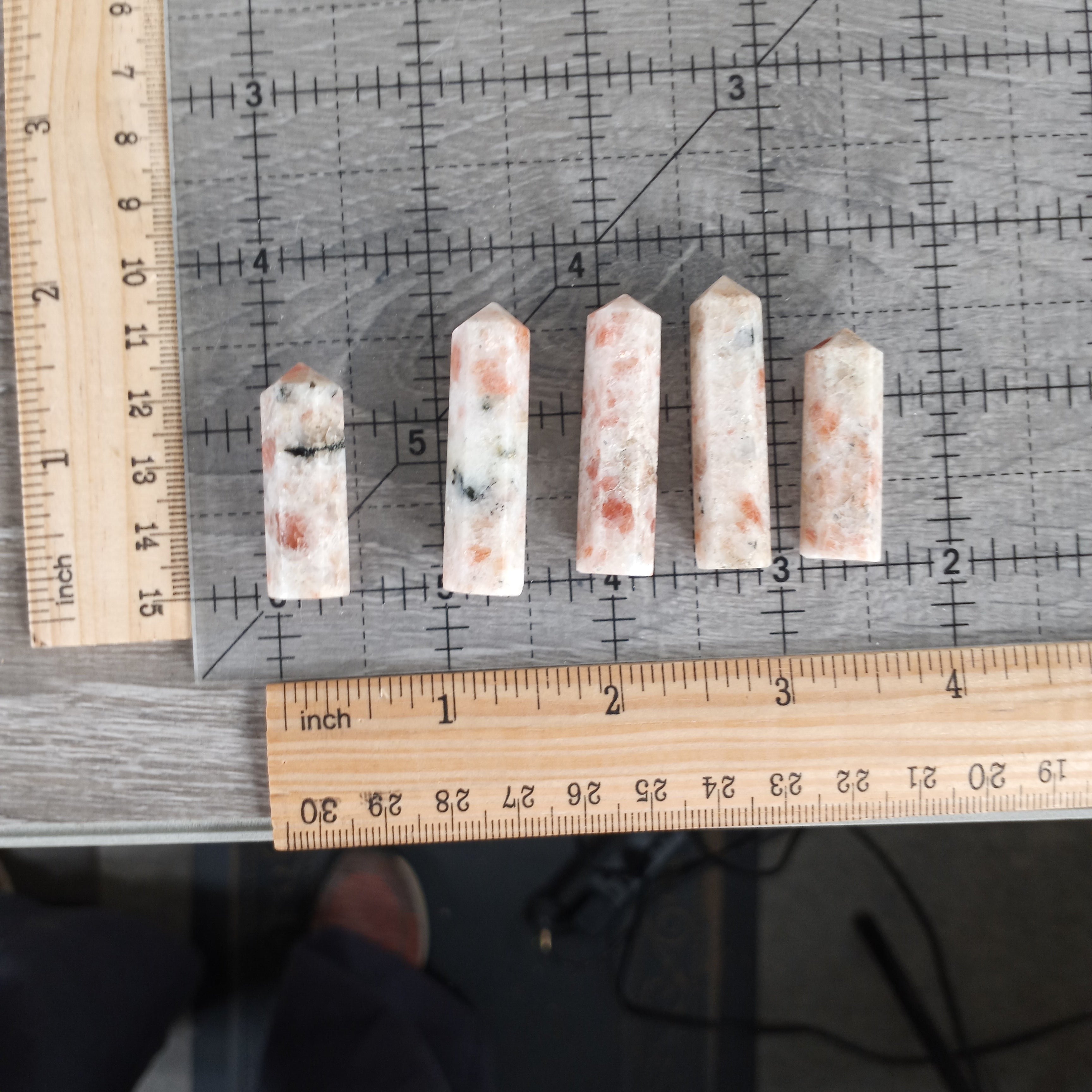 Small Gemstone Obelisk Points for Wire Wrapping or Gridding