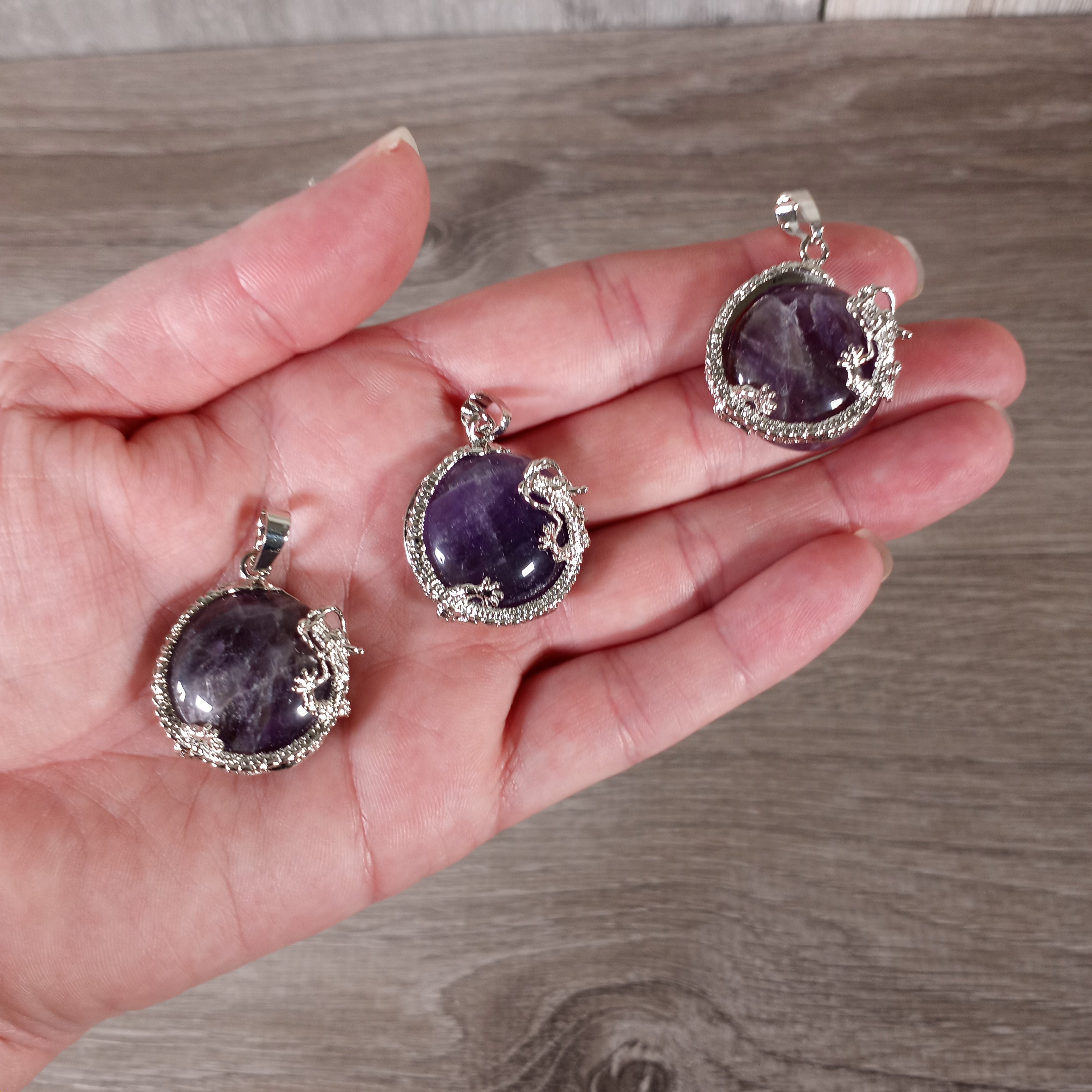 Gemstone Dragon Pendant – for Crystal Shops & Gift Stores