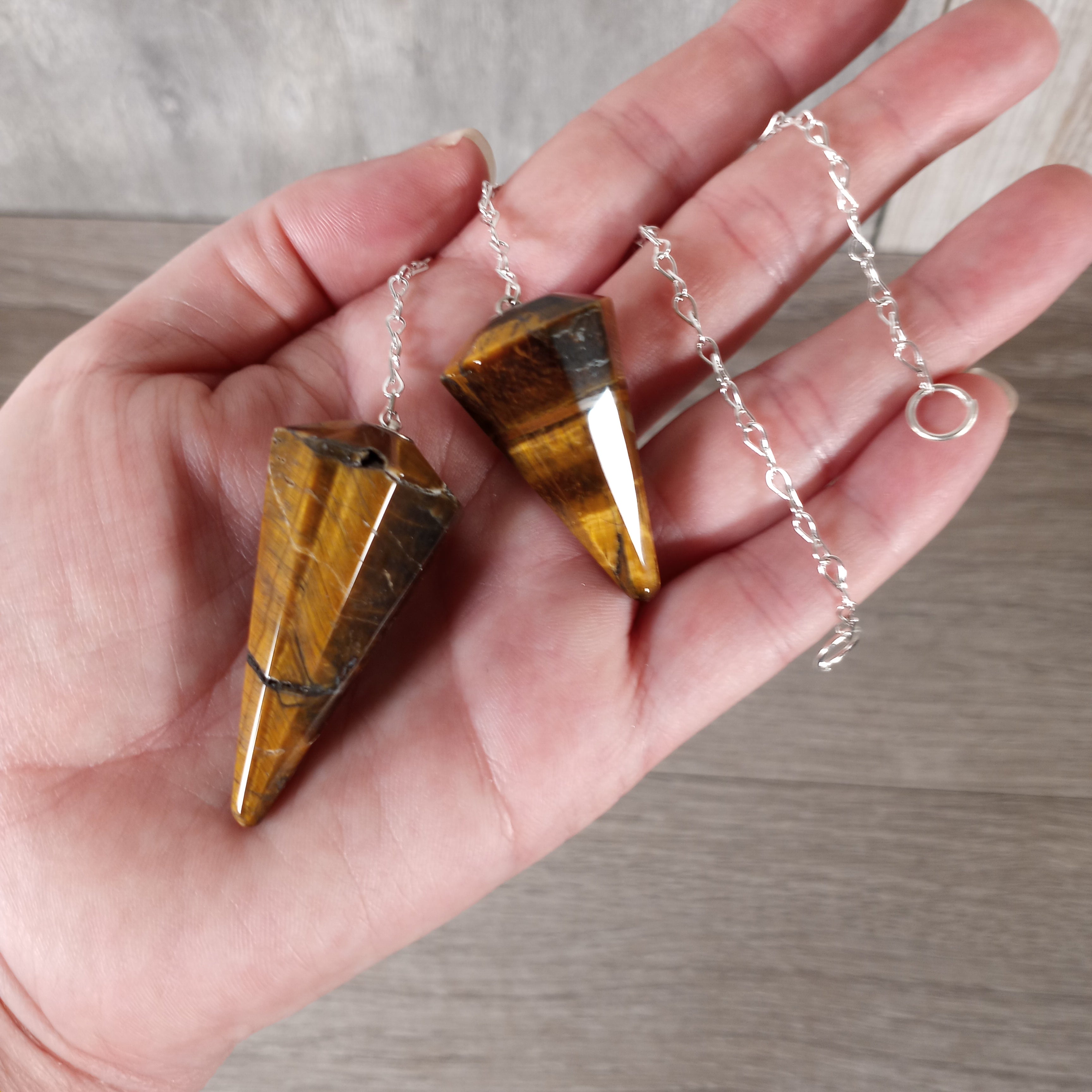tiger eye pendulums for metaphysical stores
