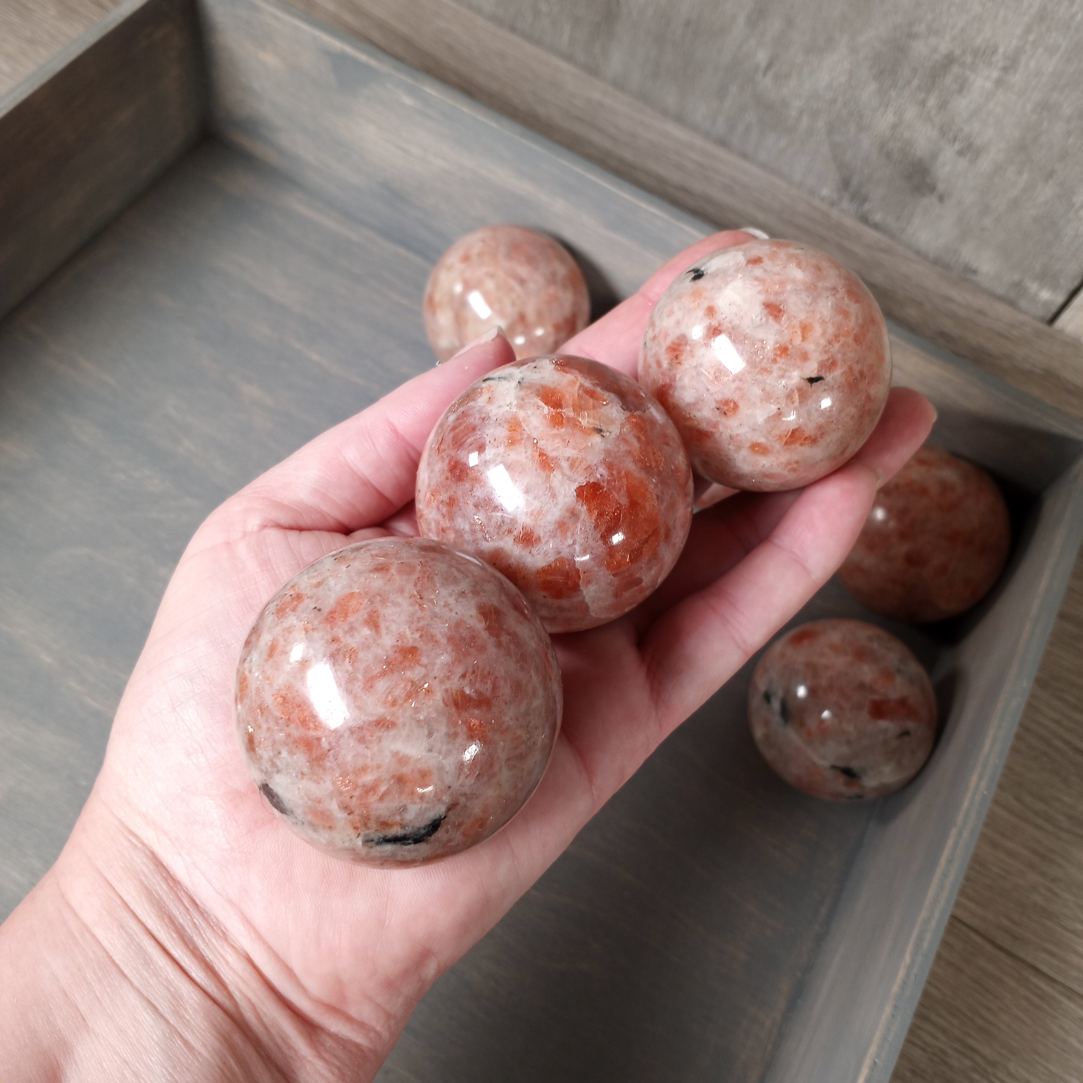 Gemstone Sphere by the Inch – Bulk Crystal Spheres