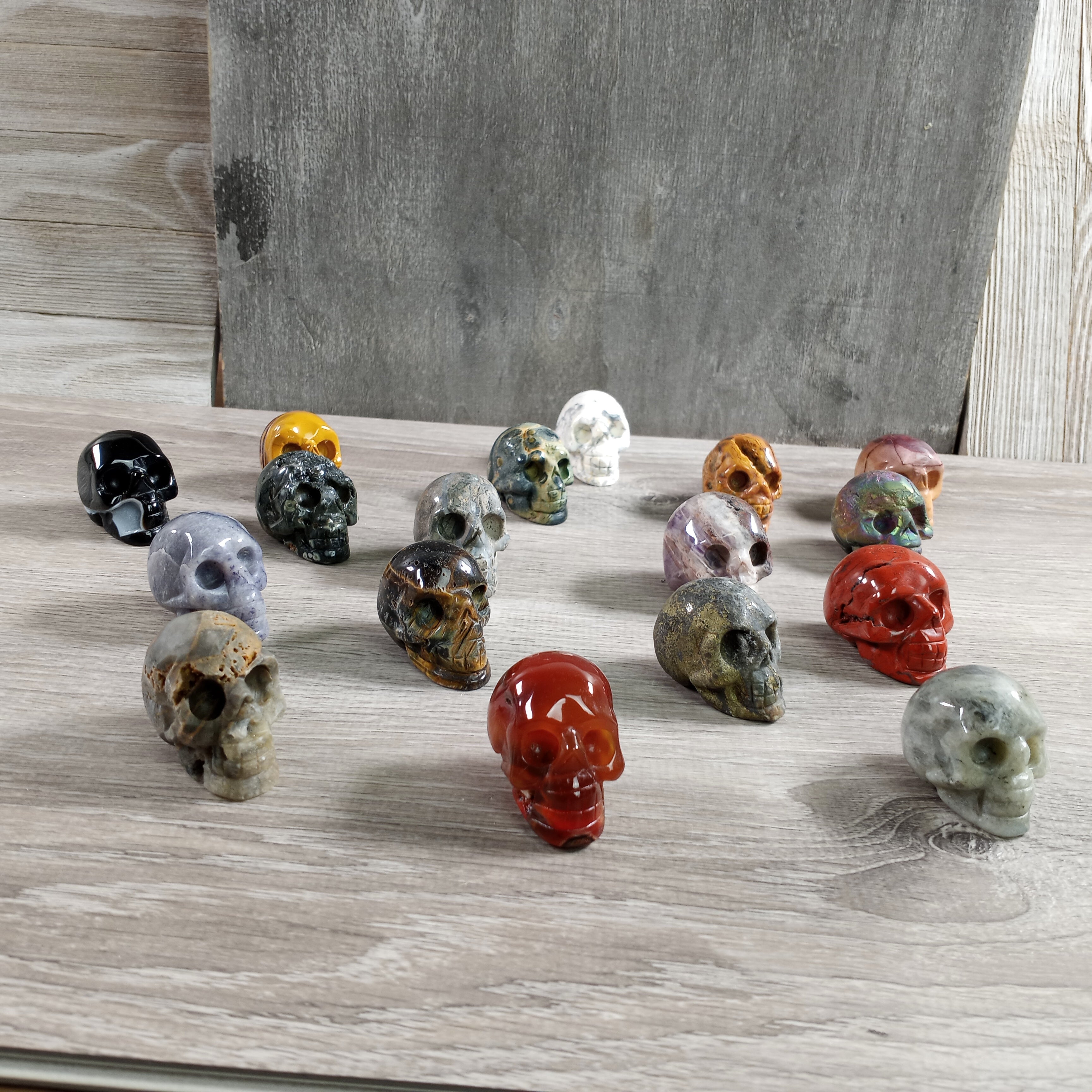 crystal stone skull carvings wholesale