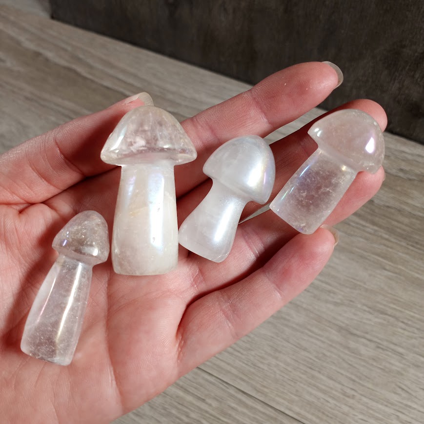 angel aura crystal mushrooms bulk lot for metaphysical stores