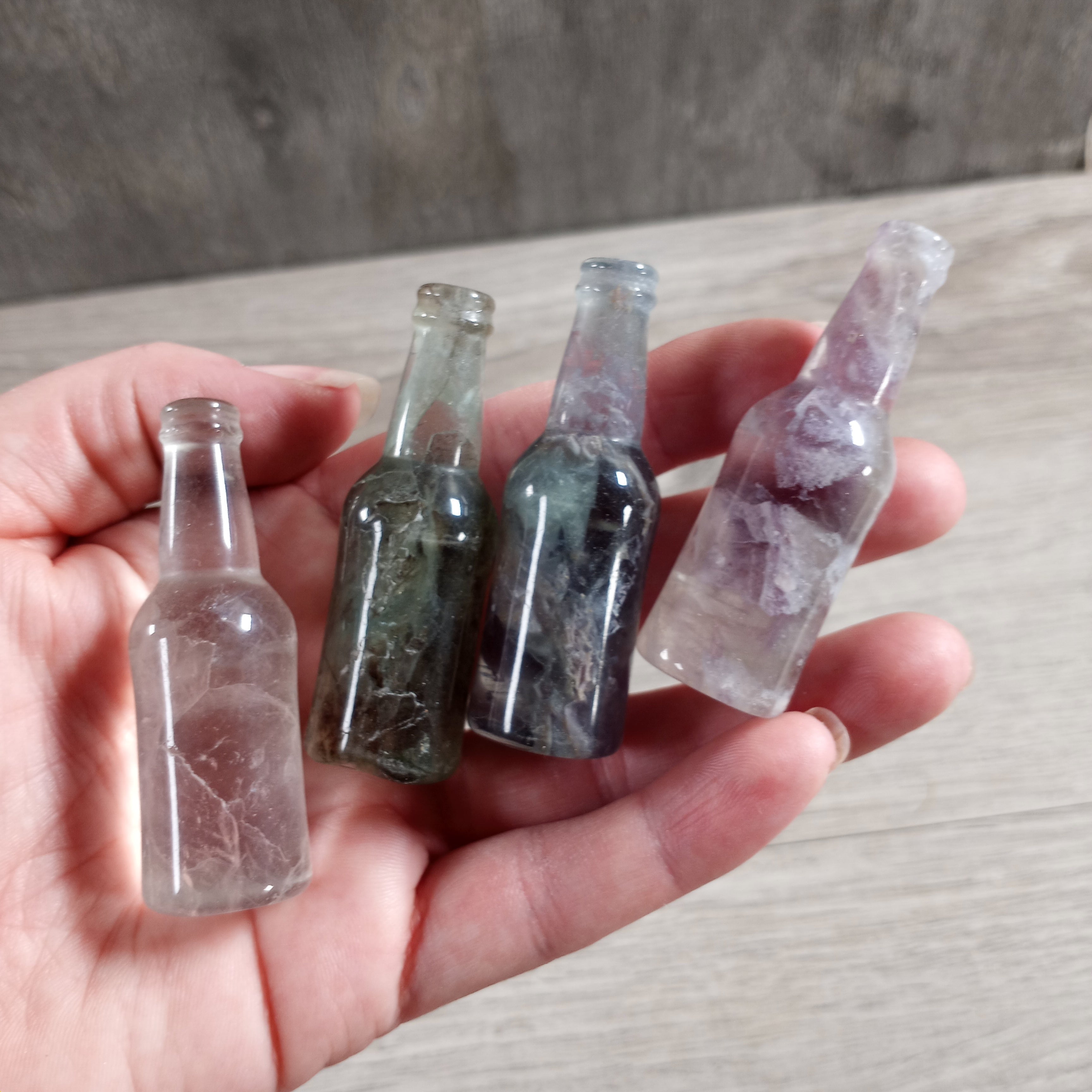 fluorite bottle figurines for resale