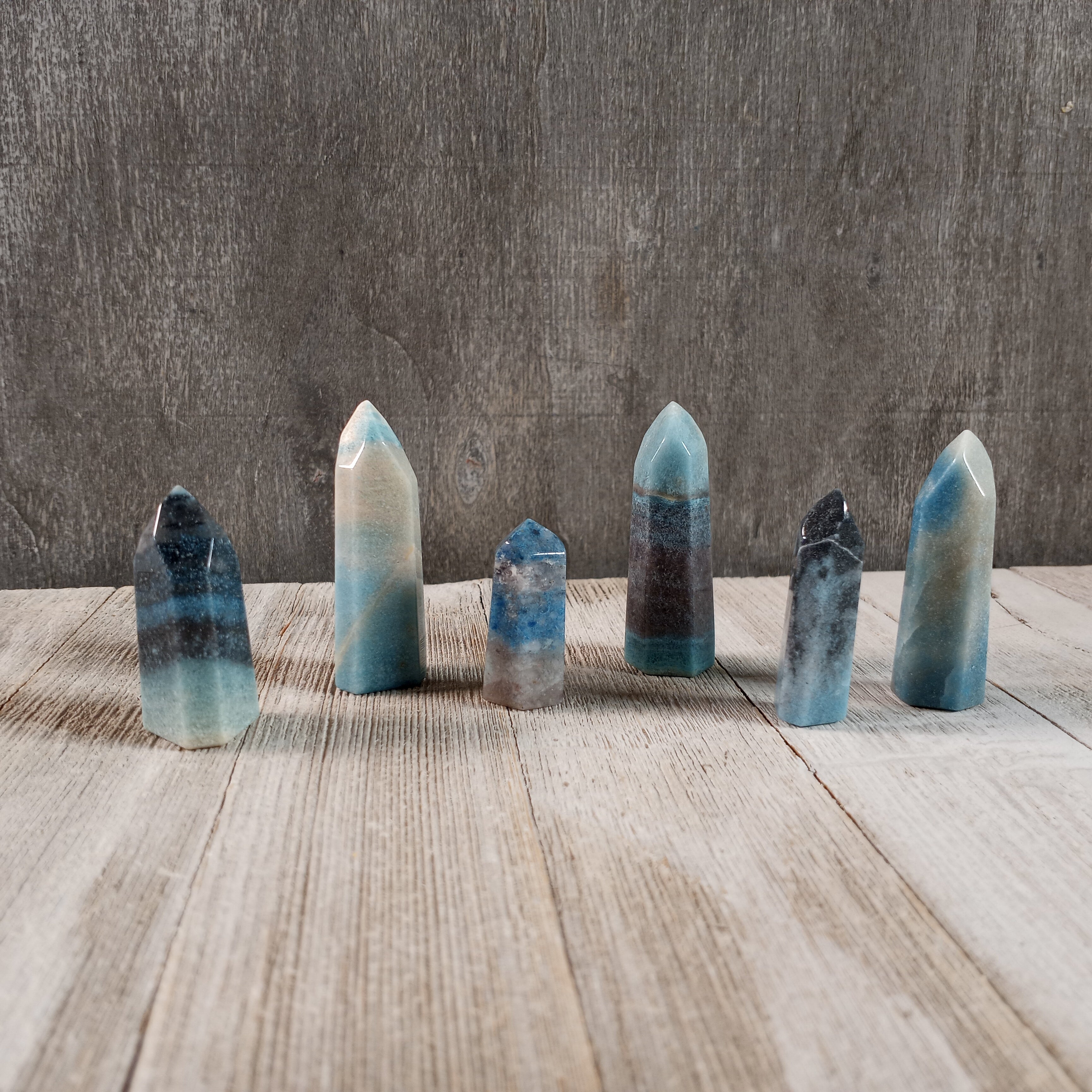 Trollite polished crystal point obelisk wholesale