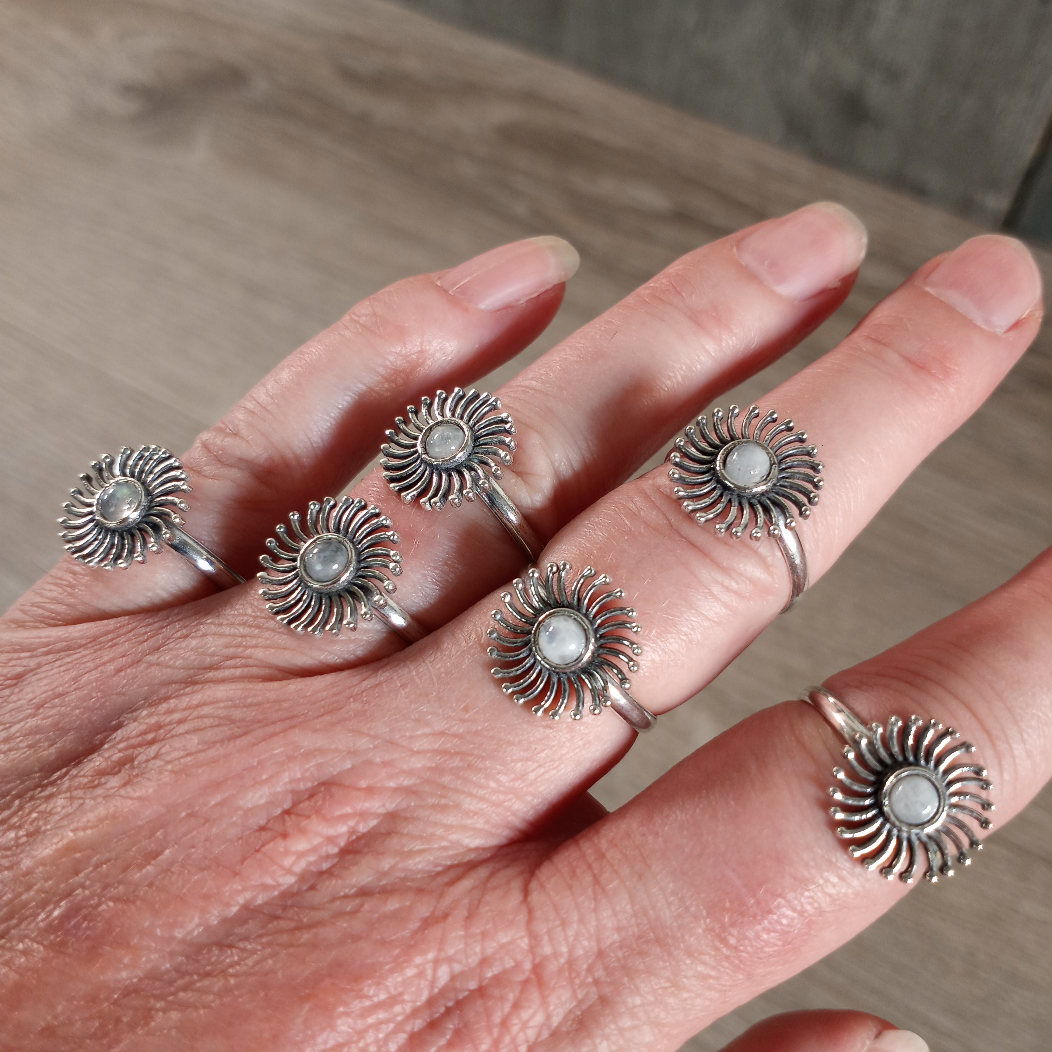 Moonstone affordable gemstone ring bulk