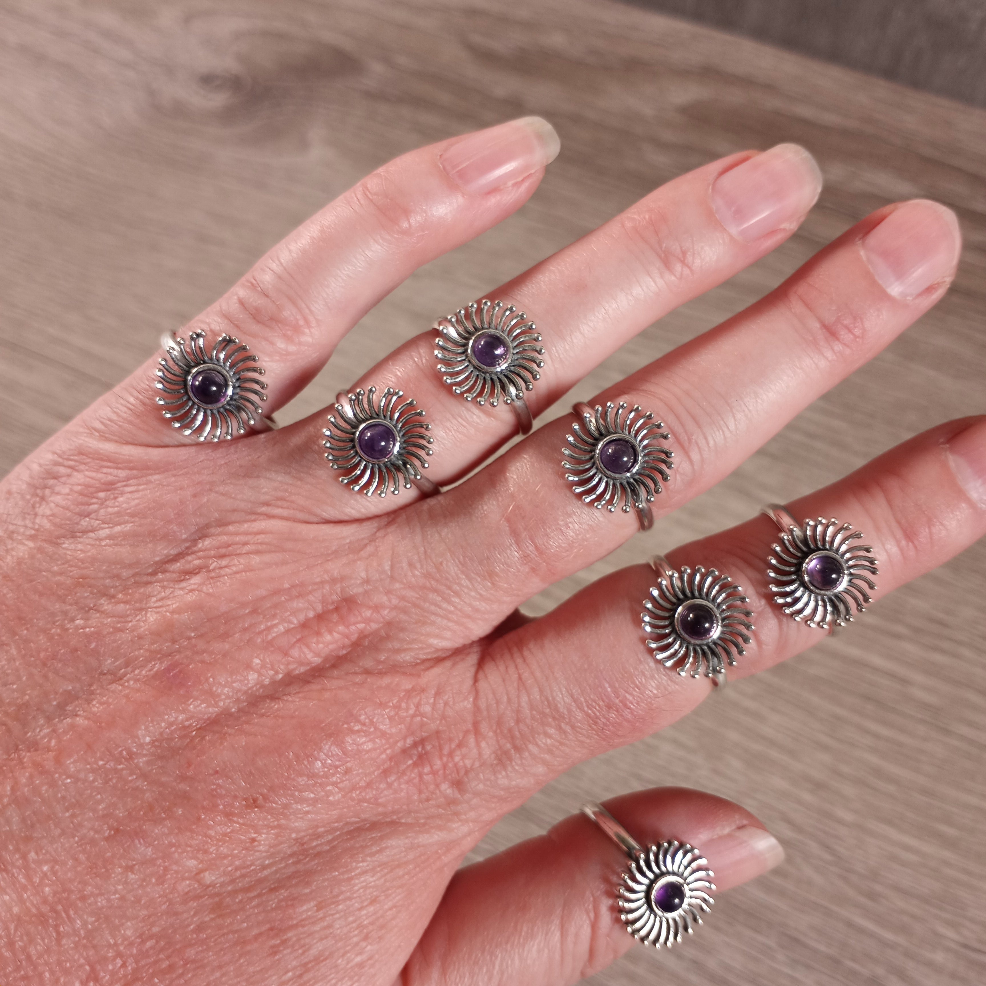 amethyst boho gemstone jewelry wholesale