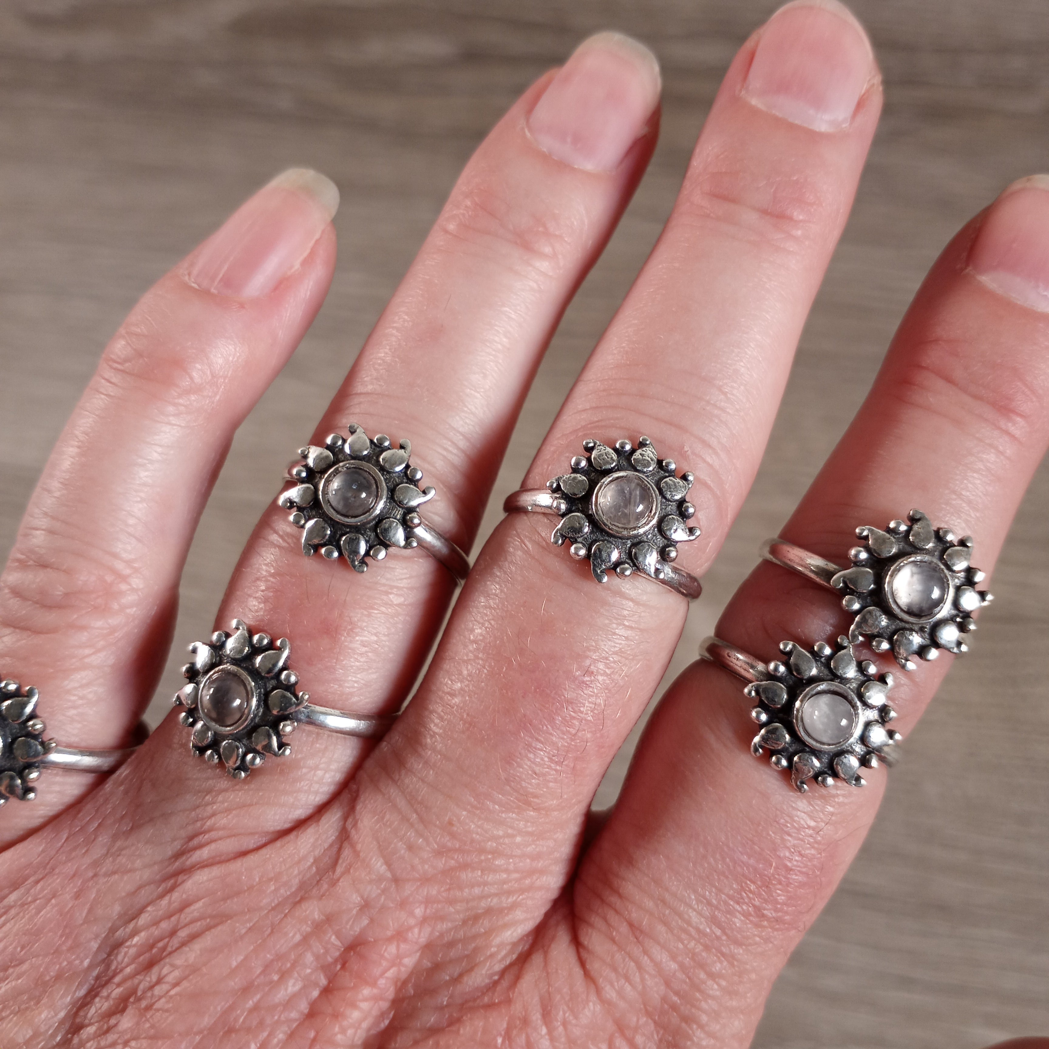 Labradorite inexpensive spiritual shop rings