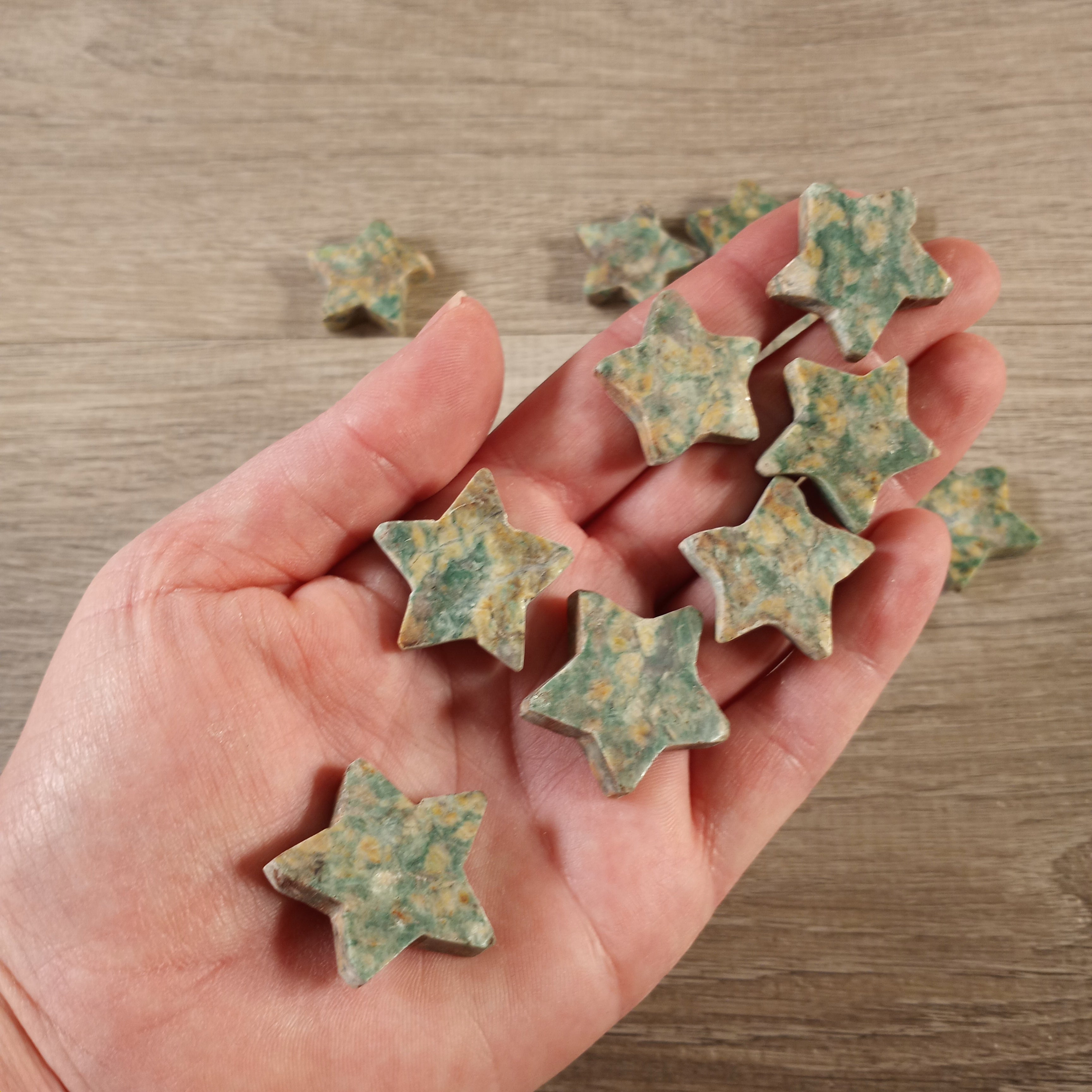 amazonite spotted stars gift shop crystal decor