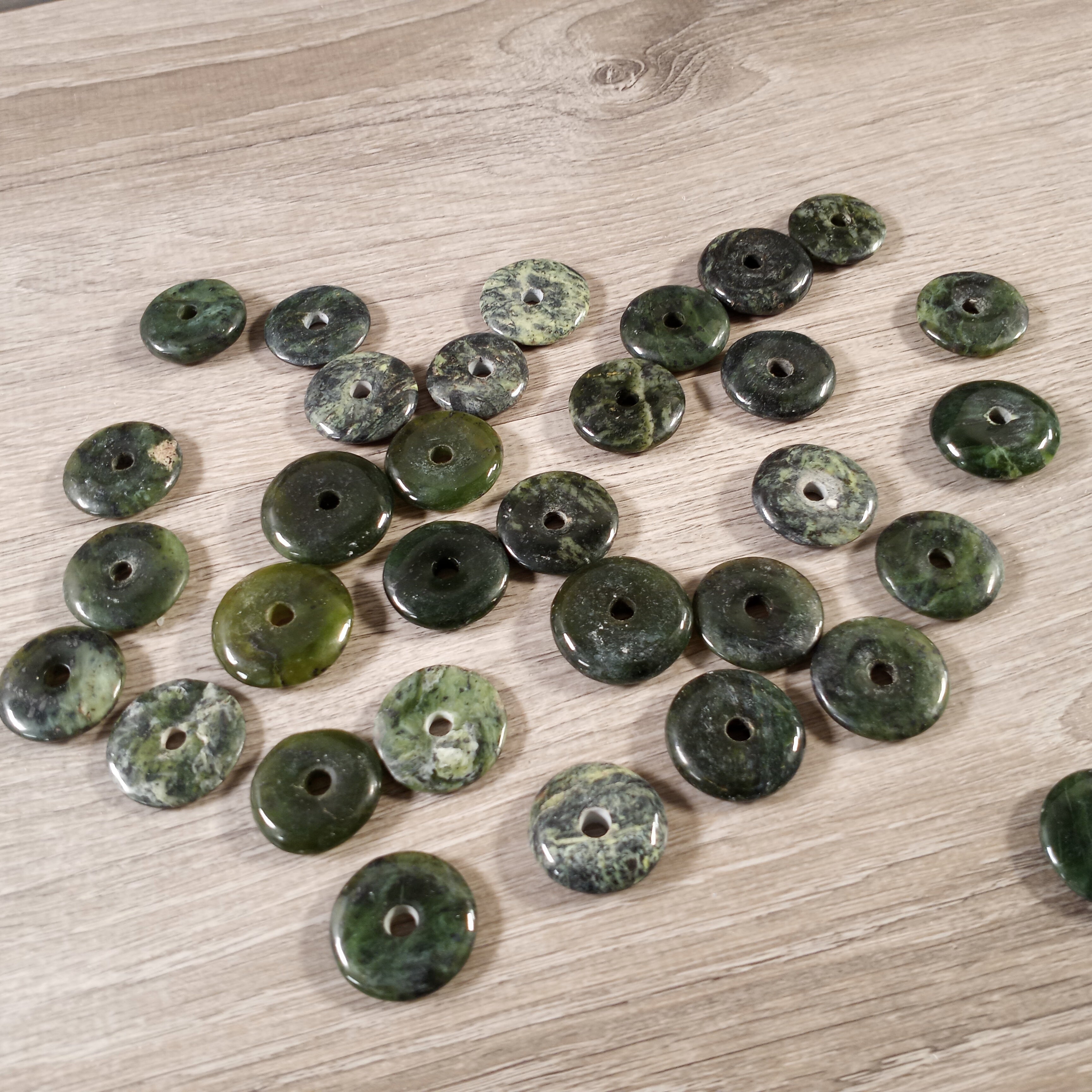 Nephrite jade donut Metaphysical Store Accessories