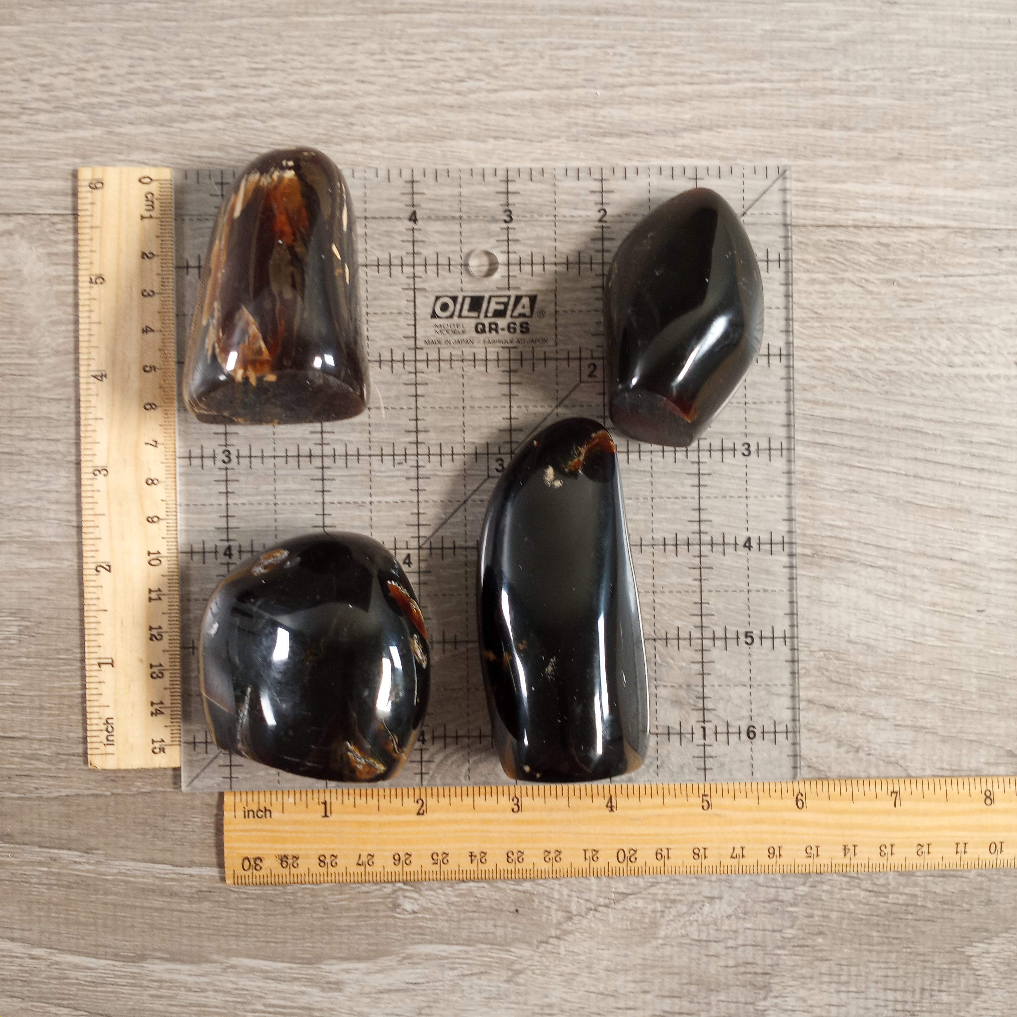 Grounding gemstone Black Amber for metaphysical resale