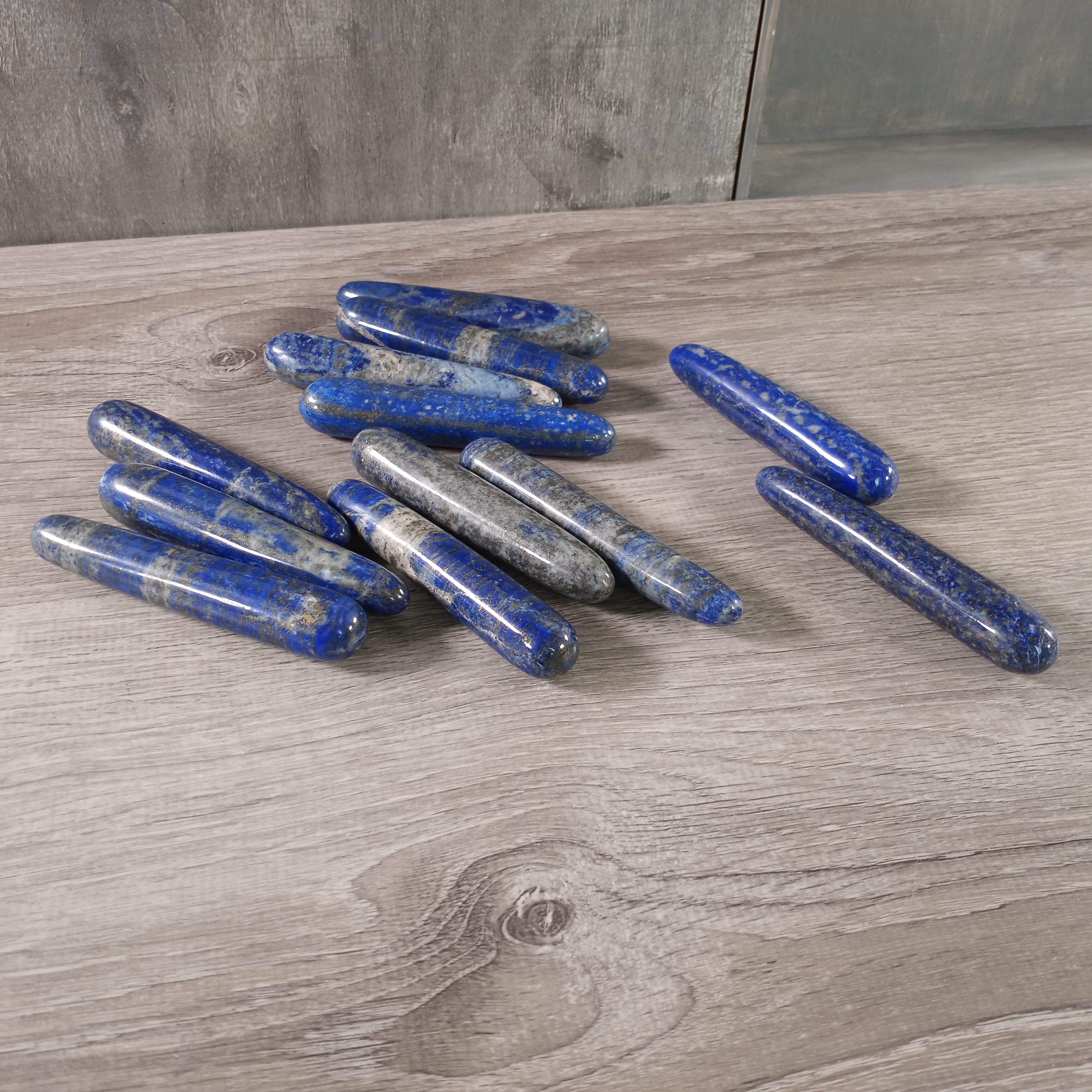 Lapis Lazuli crystal healing massage wand