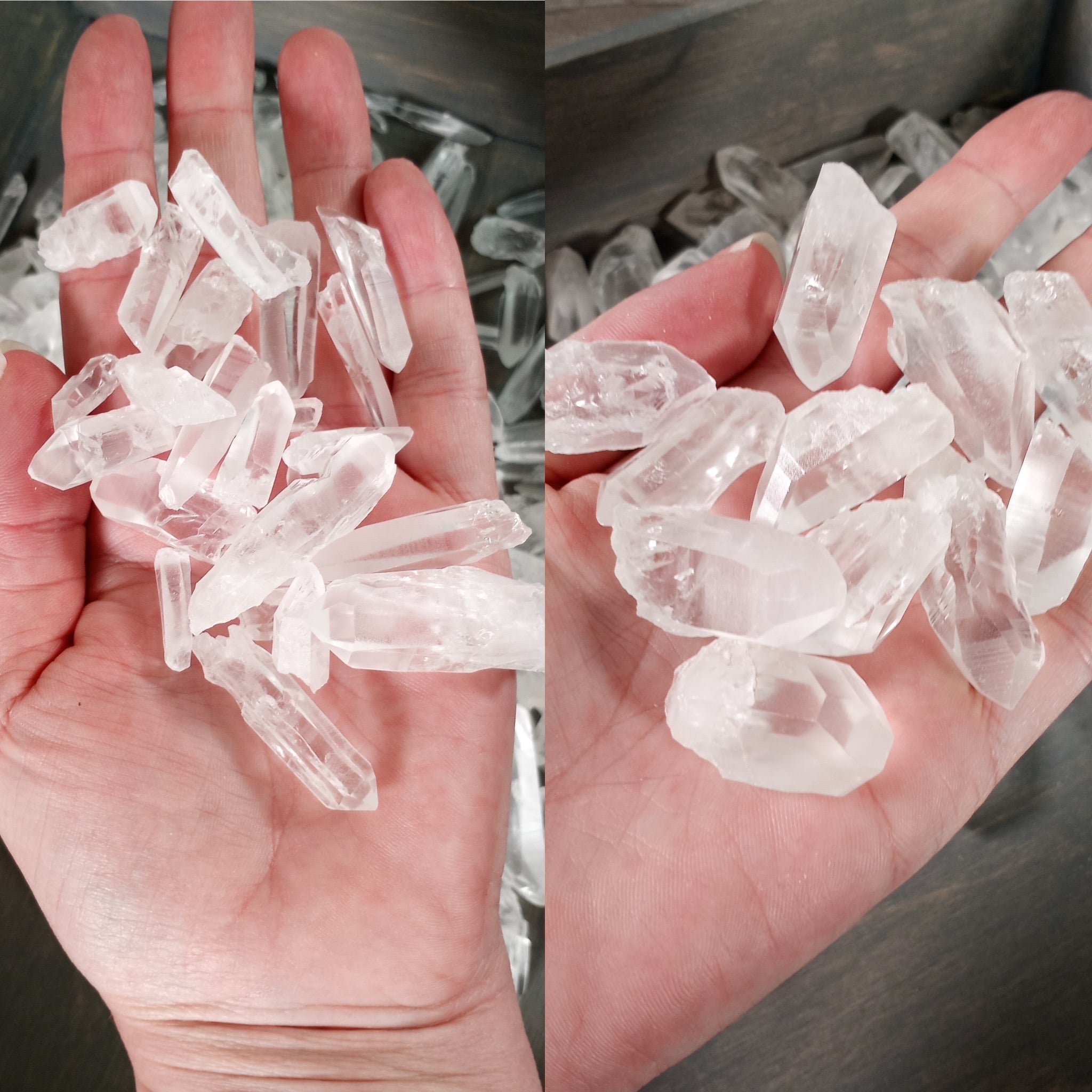Wholesale Lemurian Quartz Points for crystal shops