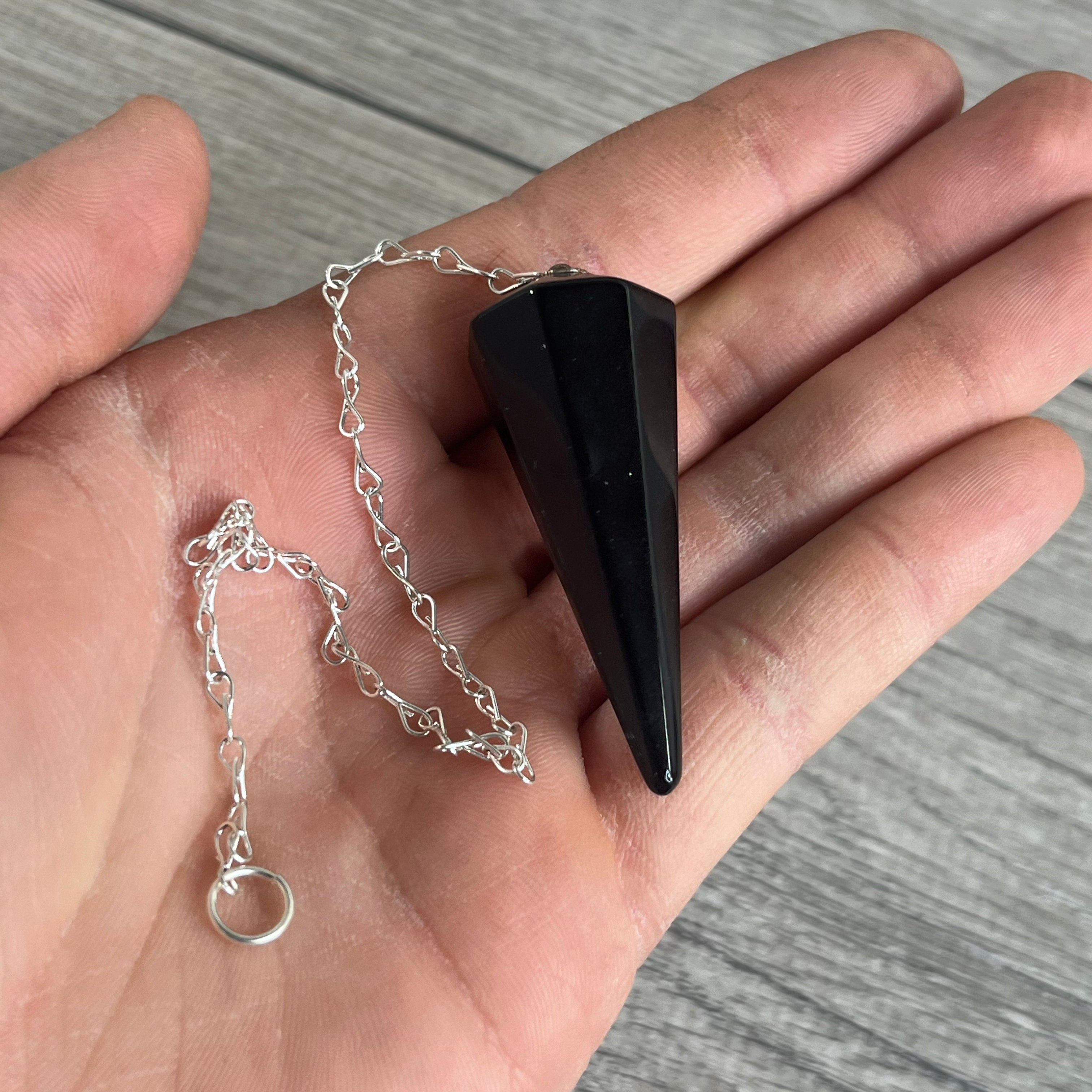 obsidian wholesale divination pendulum