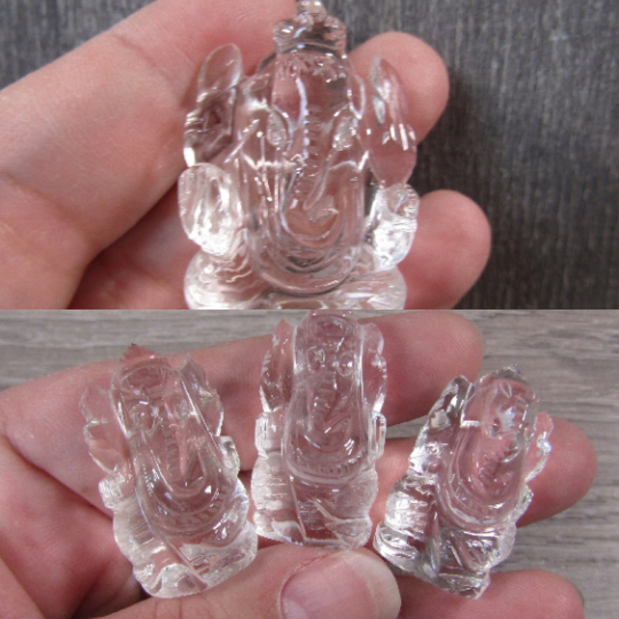 clear quartz Ganesha figurine wholesale metaphysical shop