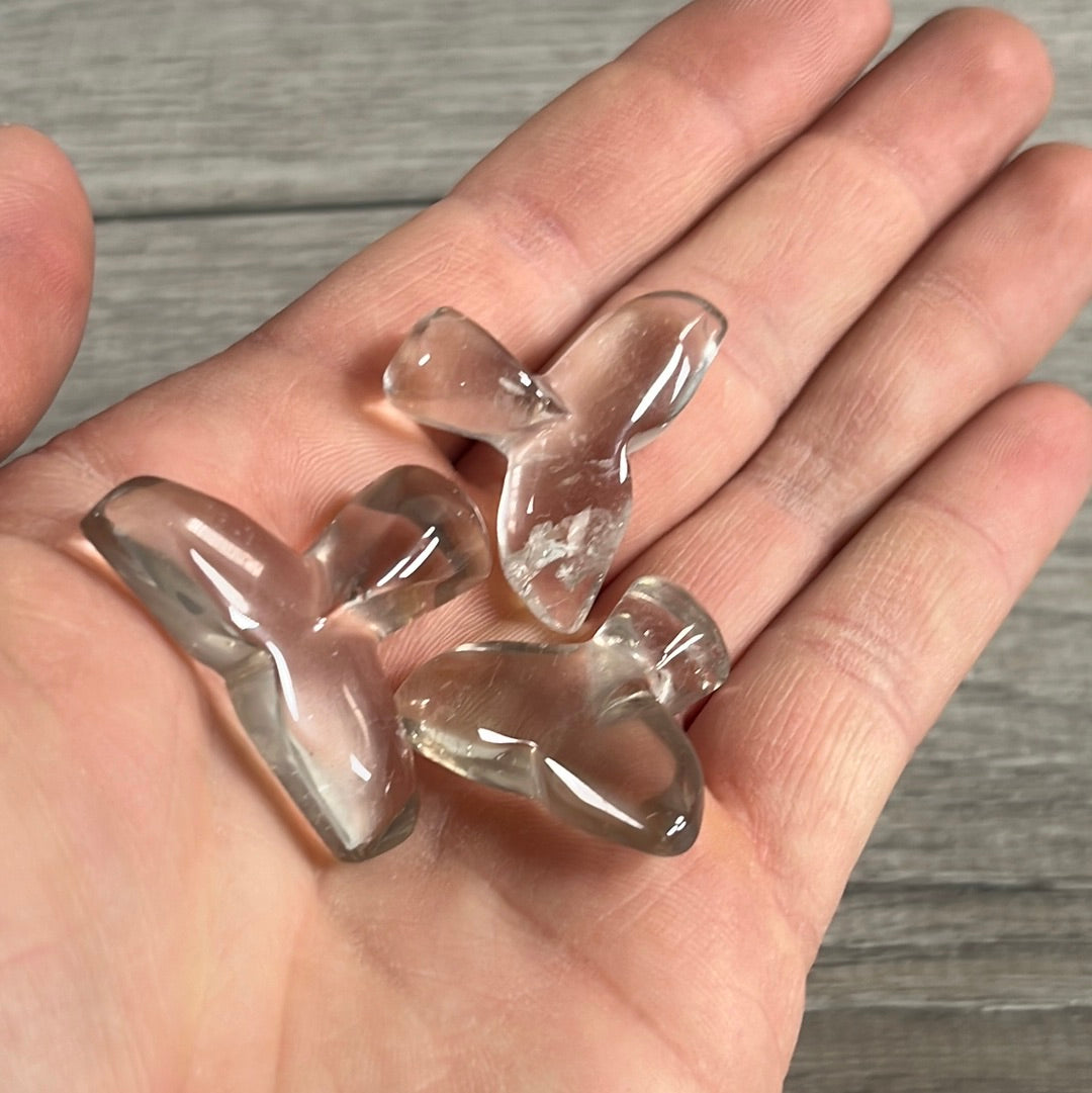 Smoky quartz mermaid tail gift shop decor